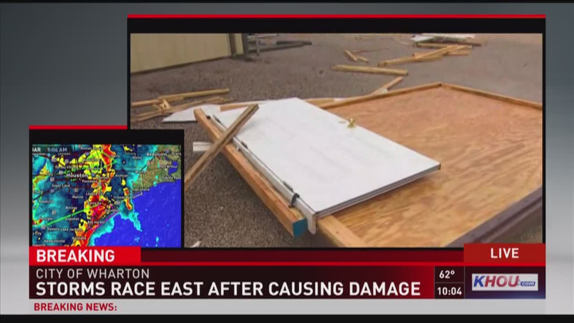 Wharton storm victim 'It's really something I've never seen before'