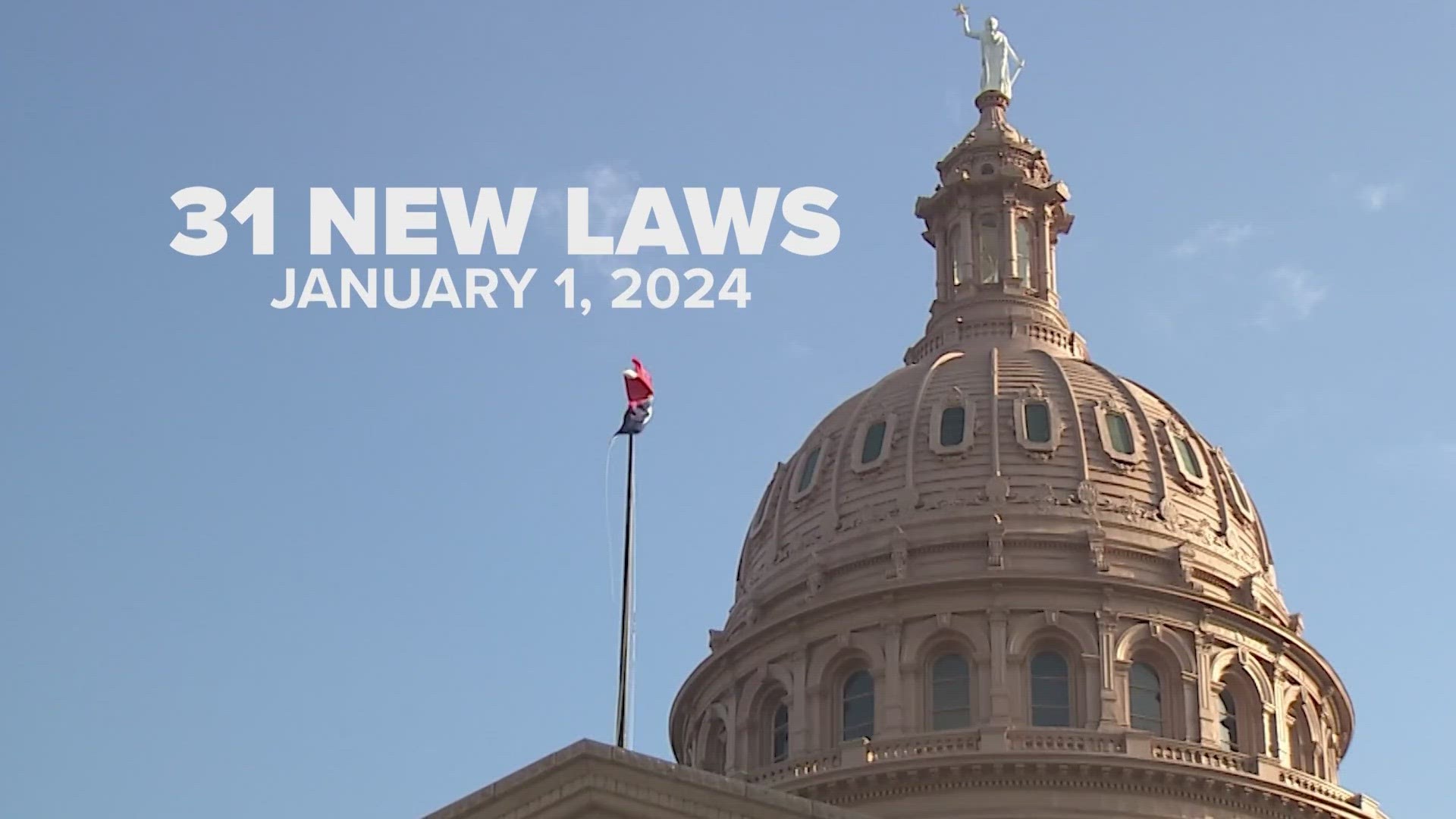 Here are some of the Texas laws taking effect Jan. 1, 2024