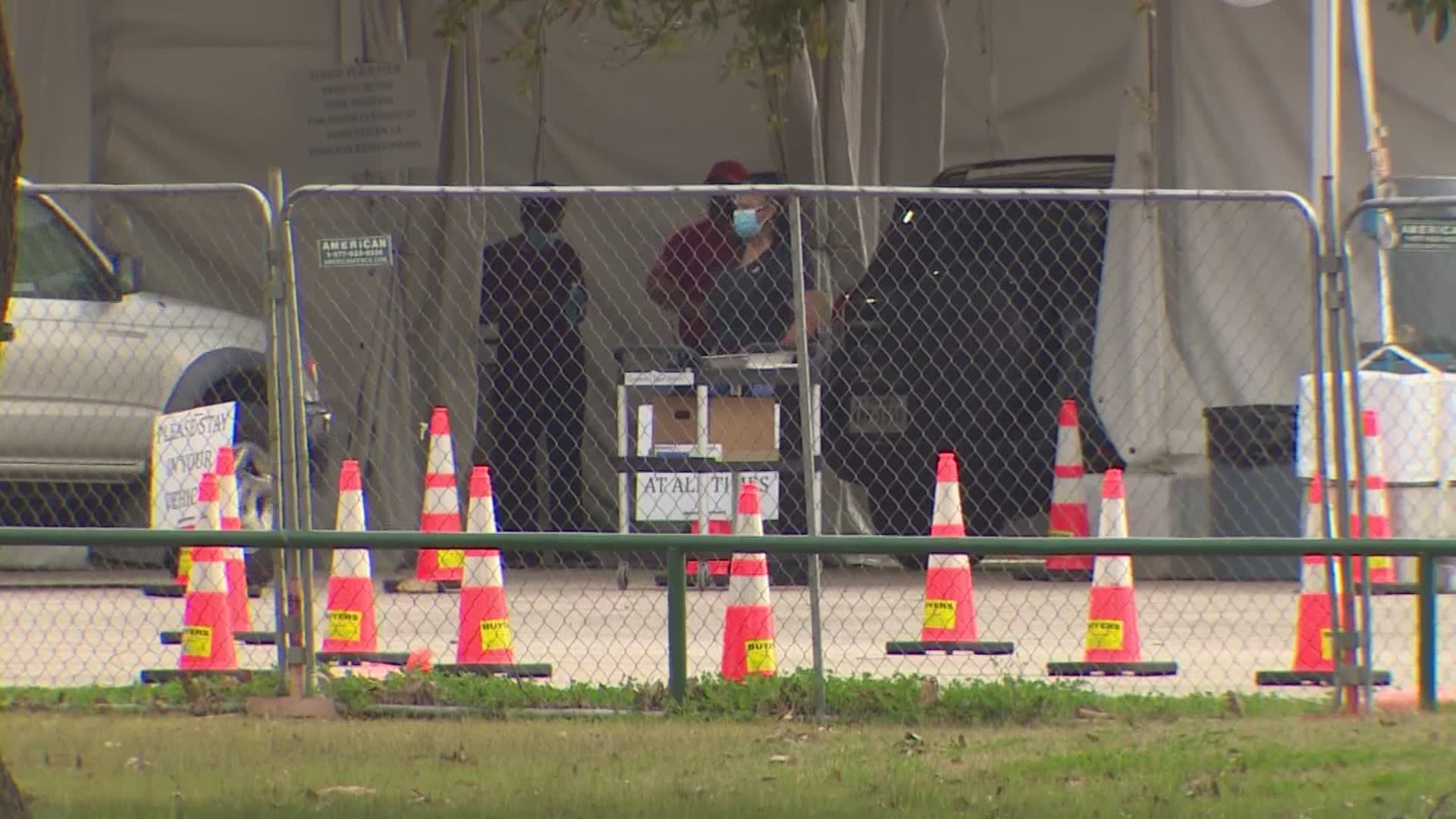 Harris County's new vaccination portal is back up and running. A surge of visitors may have caused some technical problems shortly after the noontime launch.