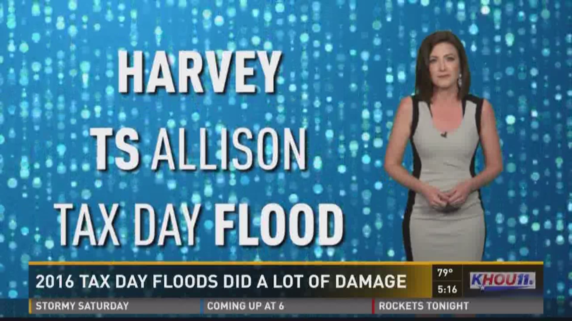 The Tax Day Floods of 2016 dumped billions of water on Houston. KHOU's Brandi Smith gives us some perspective on the 2-year anniversary of the gigantic storm.