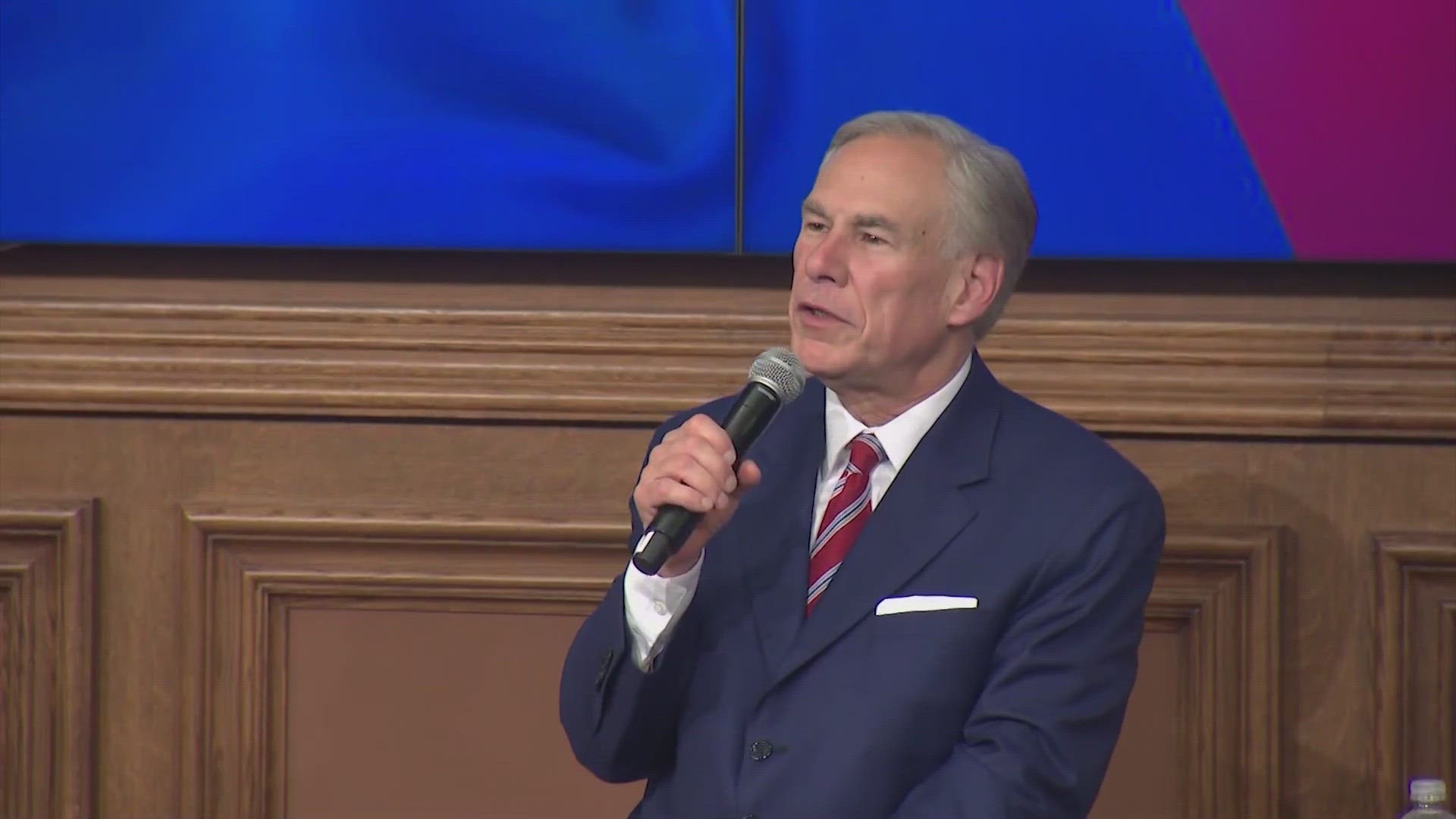Gov. Abbott said one priority of his is school choice, which would be giving public money to parents to send their kids to the schools of their choice.