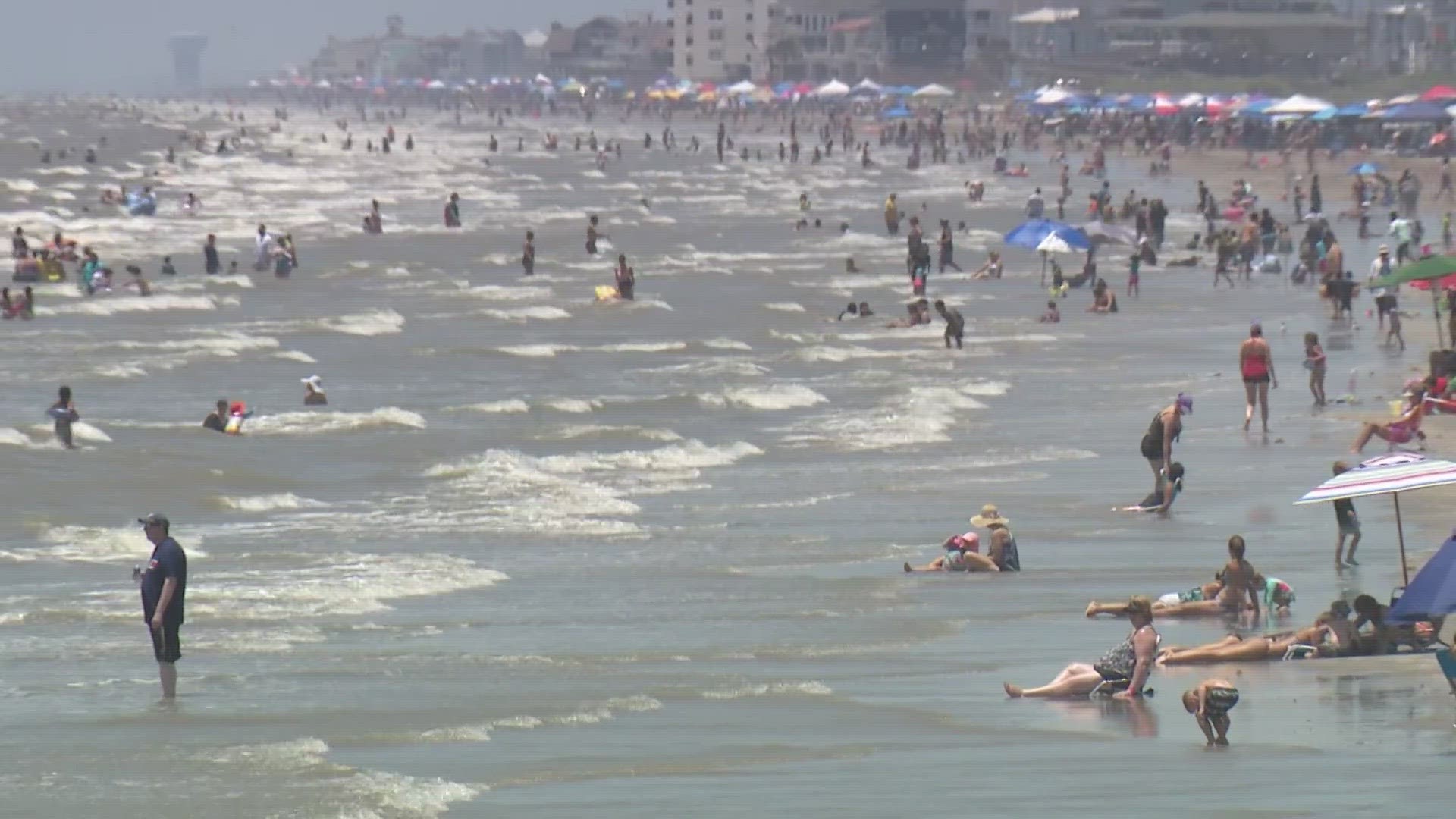 A New Orleans native and his family visited the island for the first time from their current home in Texarkana.