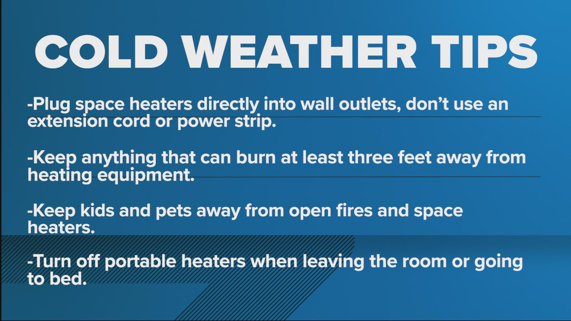 Cold weather tips