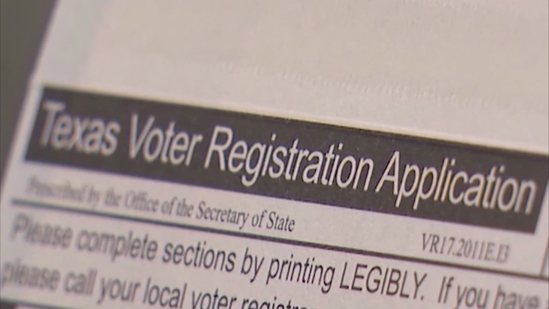 In the advisory, Paxton said people who receive unsolicited applications aren't necessarily eligible to vote.