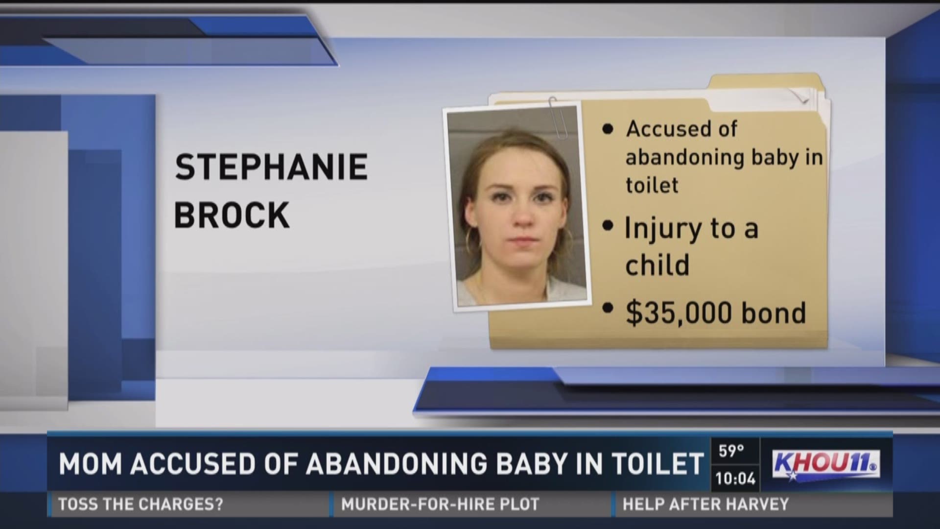 Woman arrested, accused of abandoning newborn in toilet | khou.com