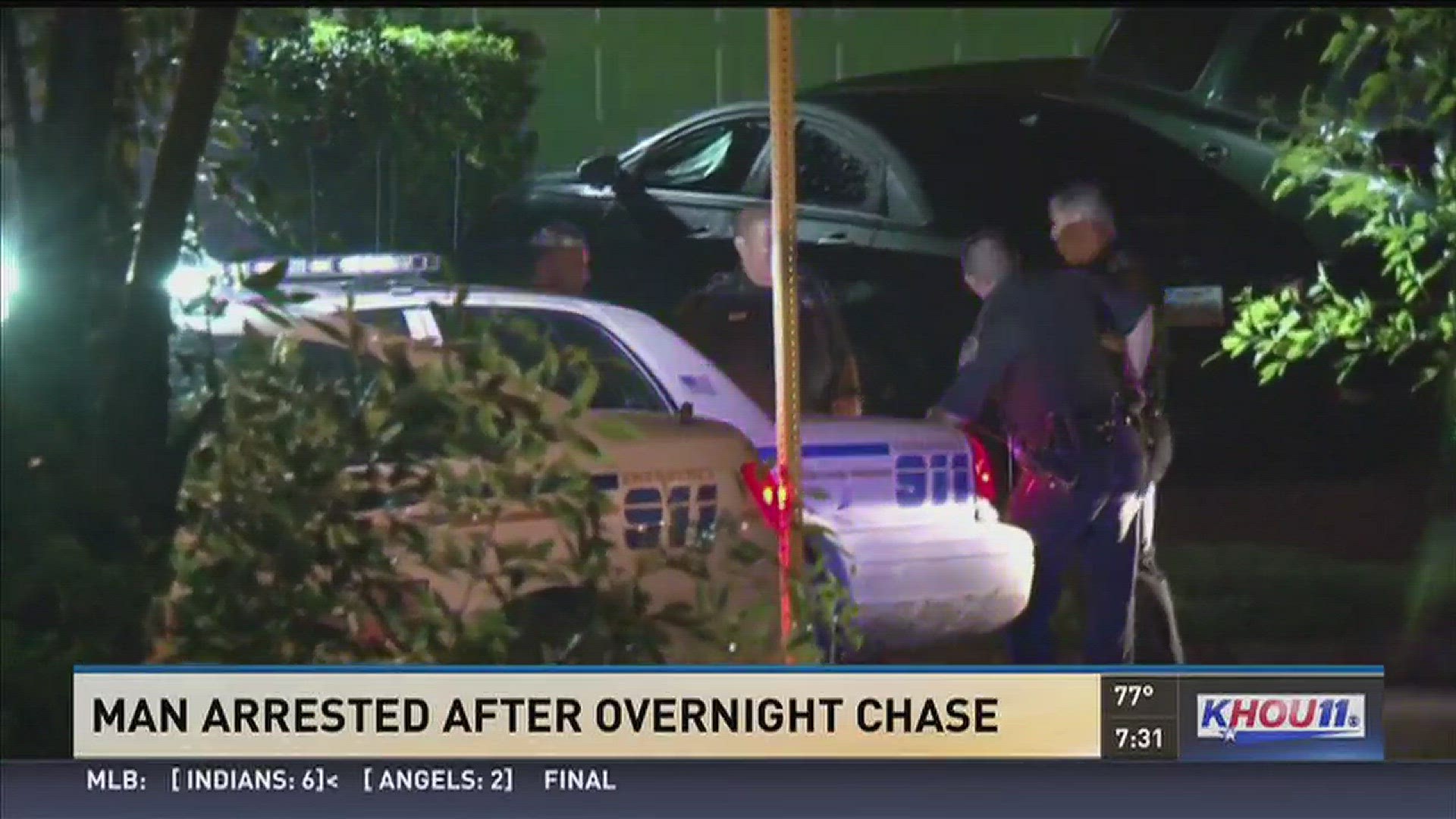 Chase ends with arrest in NW Harris County | khou.com