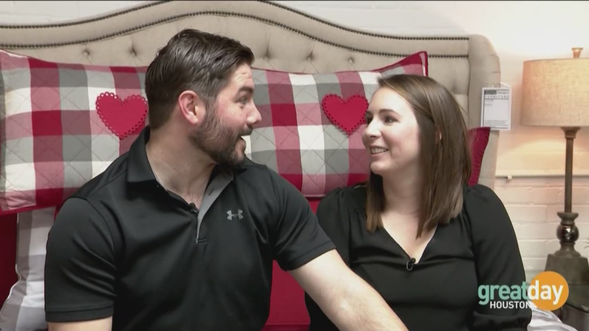 Caitlyn and Jonathan are in love with their new mattress from Texas Mattress Makers.