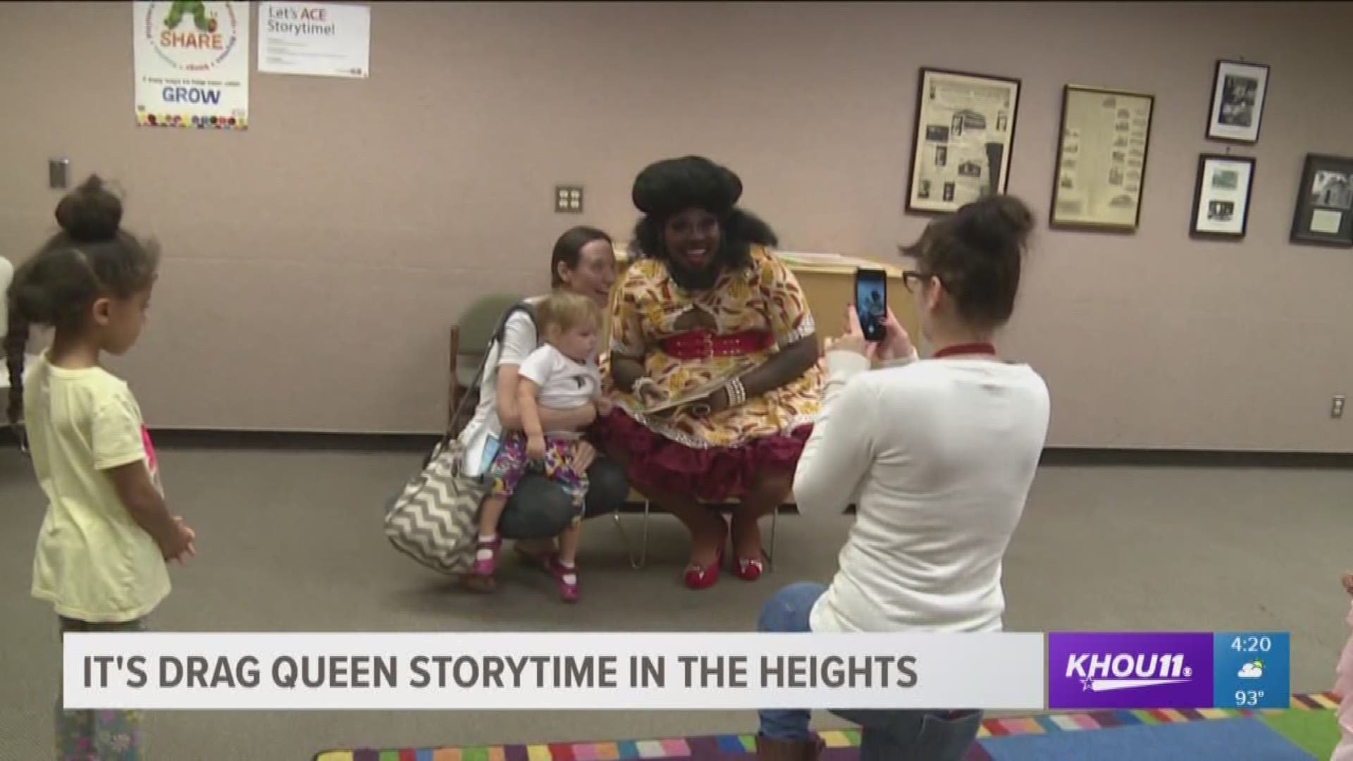 The Heights Library introduced Drag Queen Storytime to little ones as a way to encourage diversity and inclusion. 
