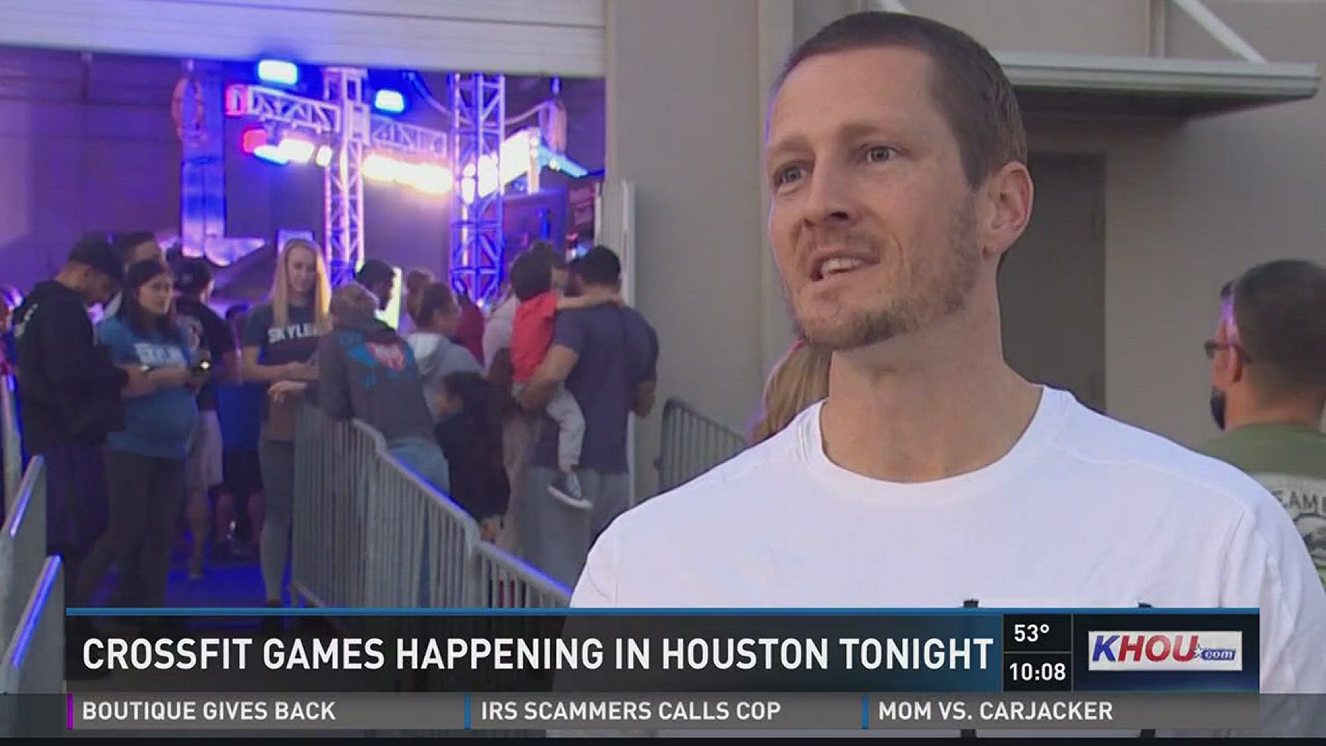 The CrossFit Games Open came to Houston Thursday to announce workout 18.3.