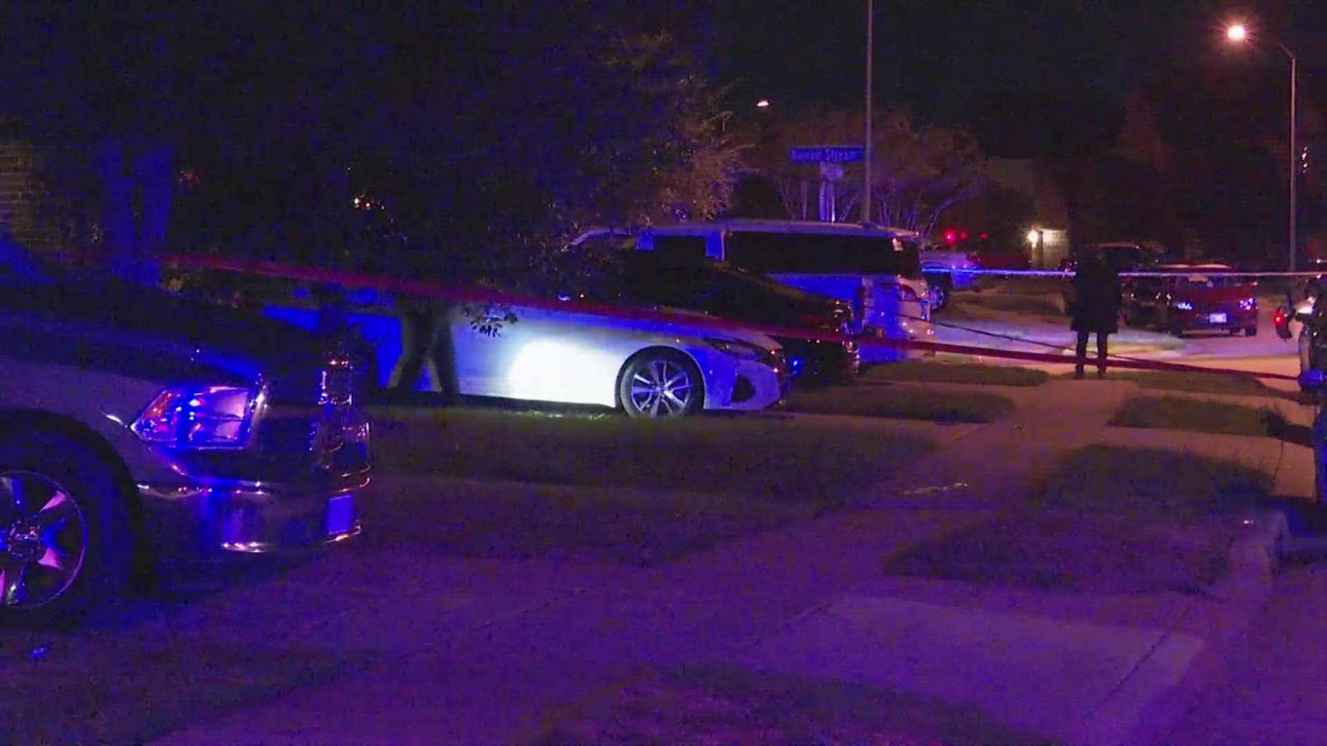 A woman was found shot to death in her driveway while another was found stabbed in a suspected murder-suicide in the Katy area Tuesday night.