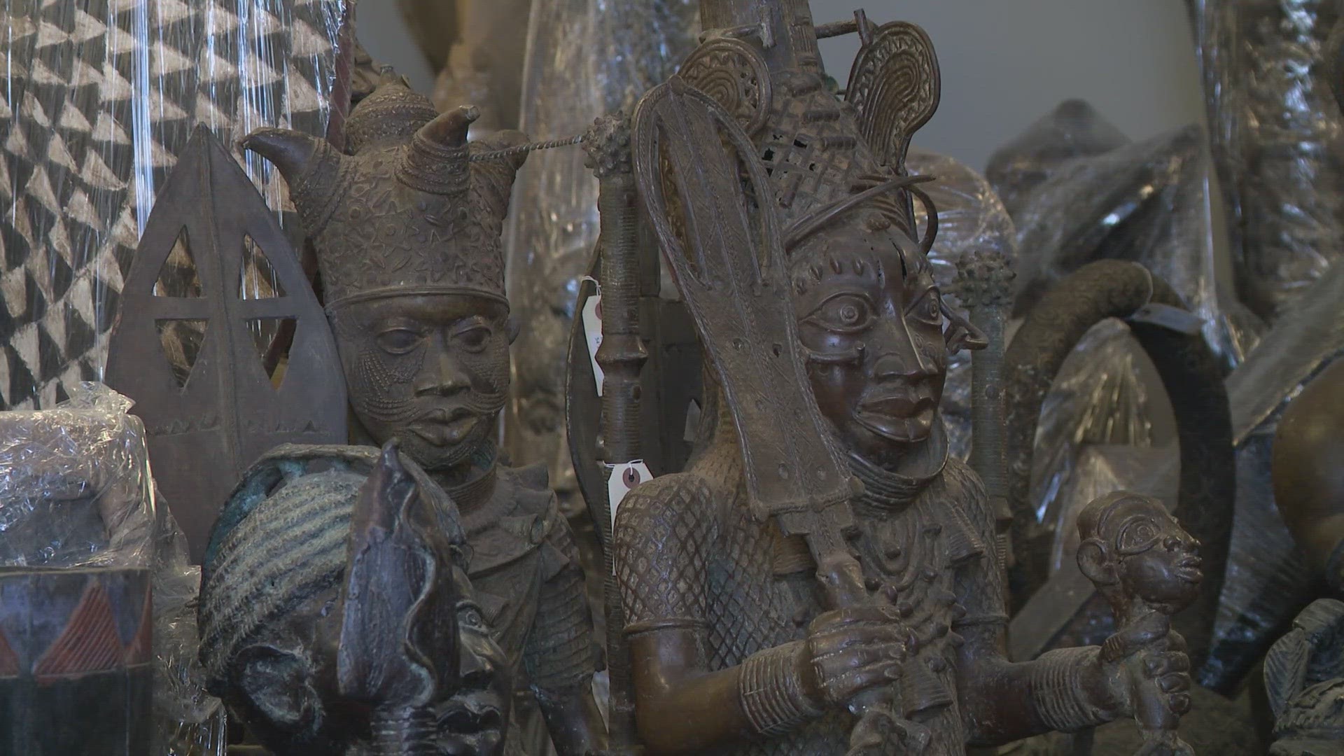 The collection consists of more than 1,000 pieces. For the last two years, it has been housed in two cramped rooms in a building in southwest Houston.