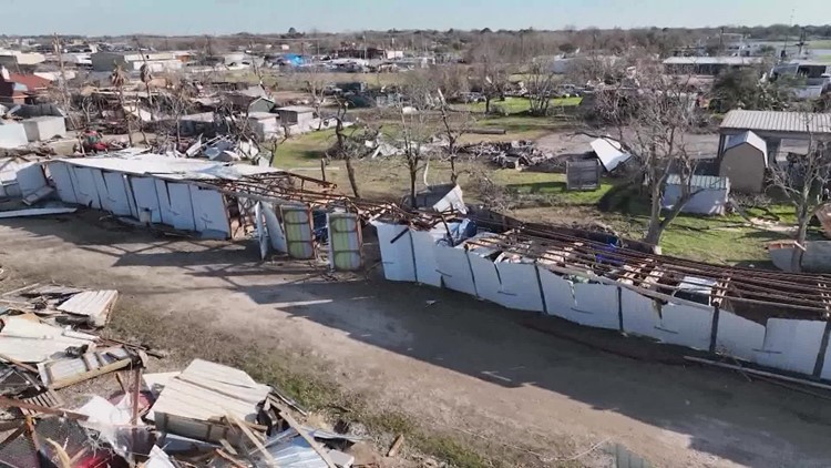 Disaster relief groups working to help recovery efforts after tornado tore through SE Houston