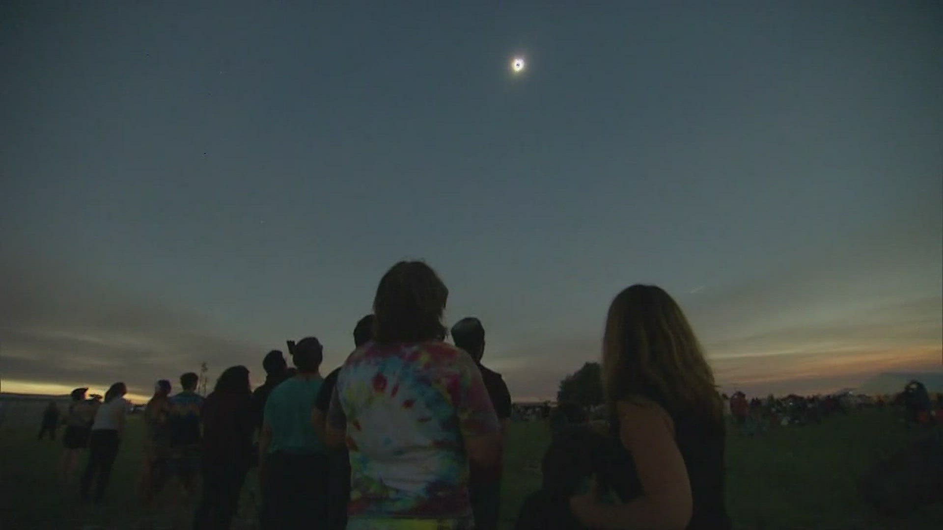 From cheers to tears, Americans put on their eclipse glasses and headed outdoors to enjoy a rare treat Monday. "Short of the birth of my kids, it was the most beautiful thing I've seen in my life," said David Wiza Of Beaverton, Oregon. "I'm an emotional b