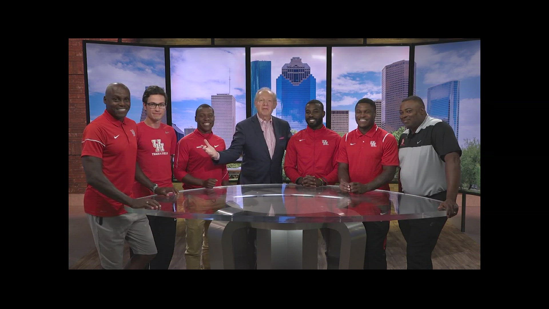 UH track team interview on heels of NCAA championship
