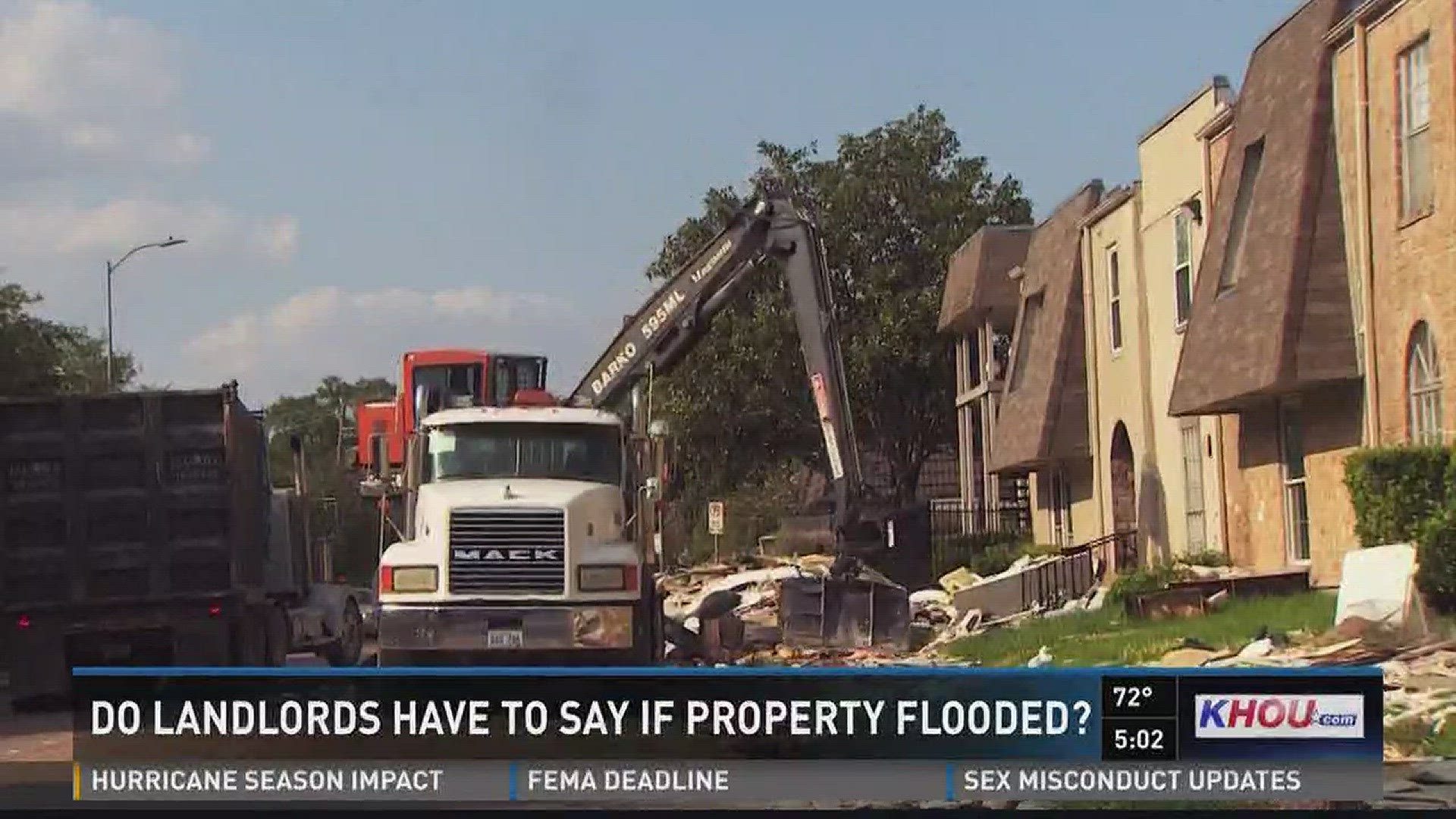 The widespread flooding now has some people wondering how to find out if a rental property they're interested in flooded.