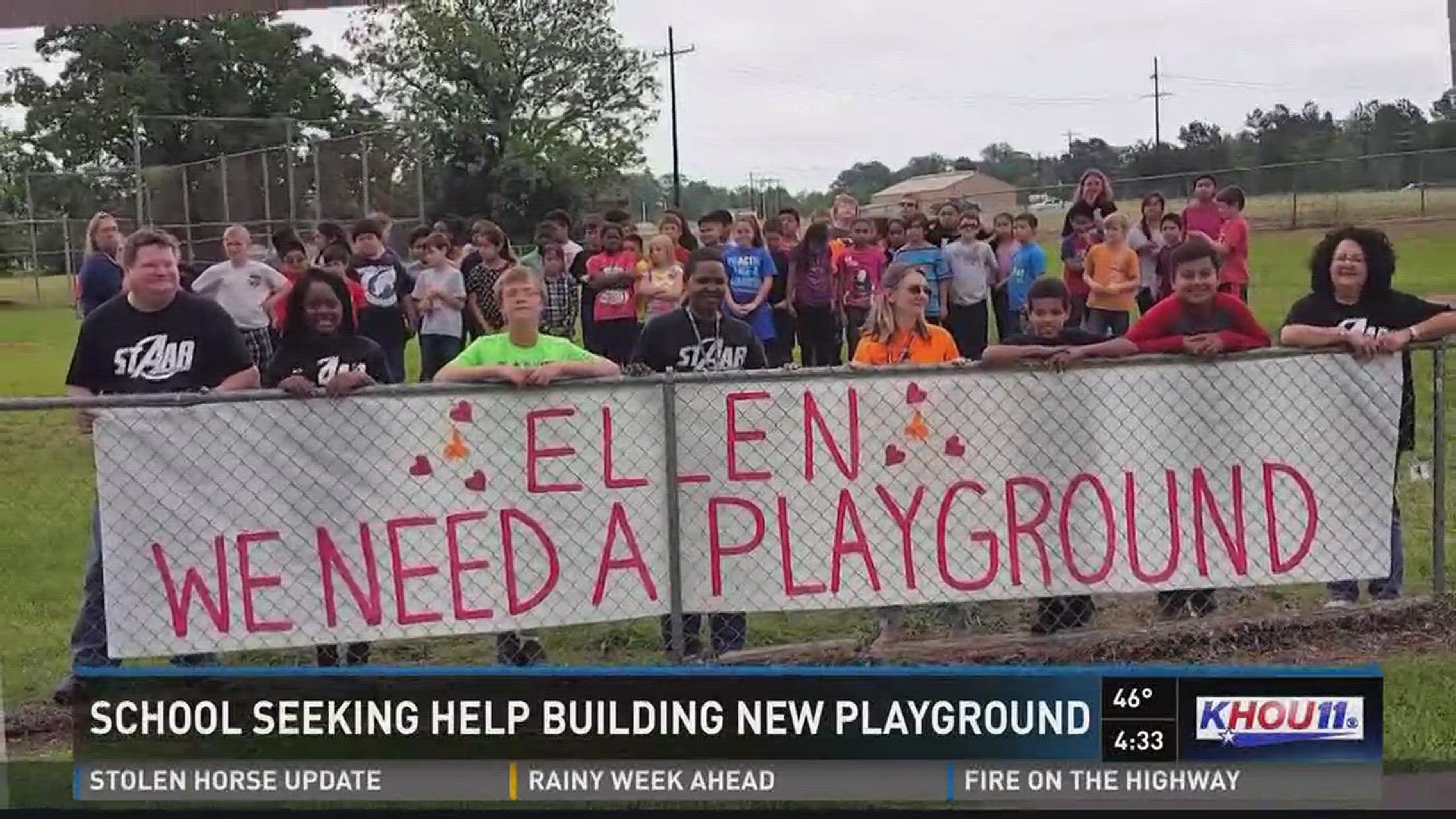 Goodrich Elementary School is asking for donations to help build a new playground for its students.
