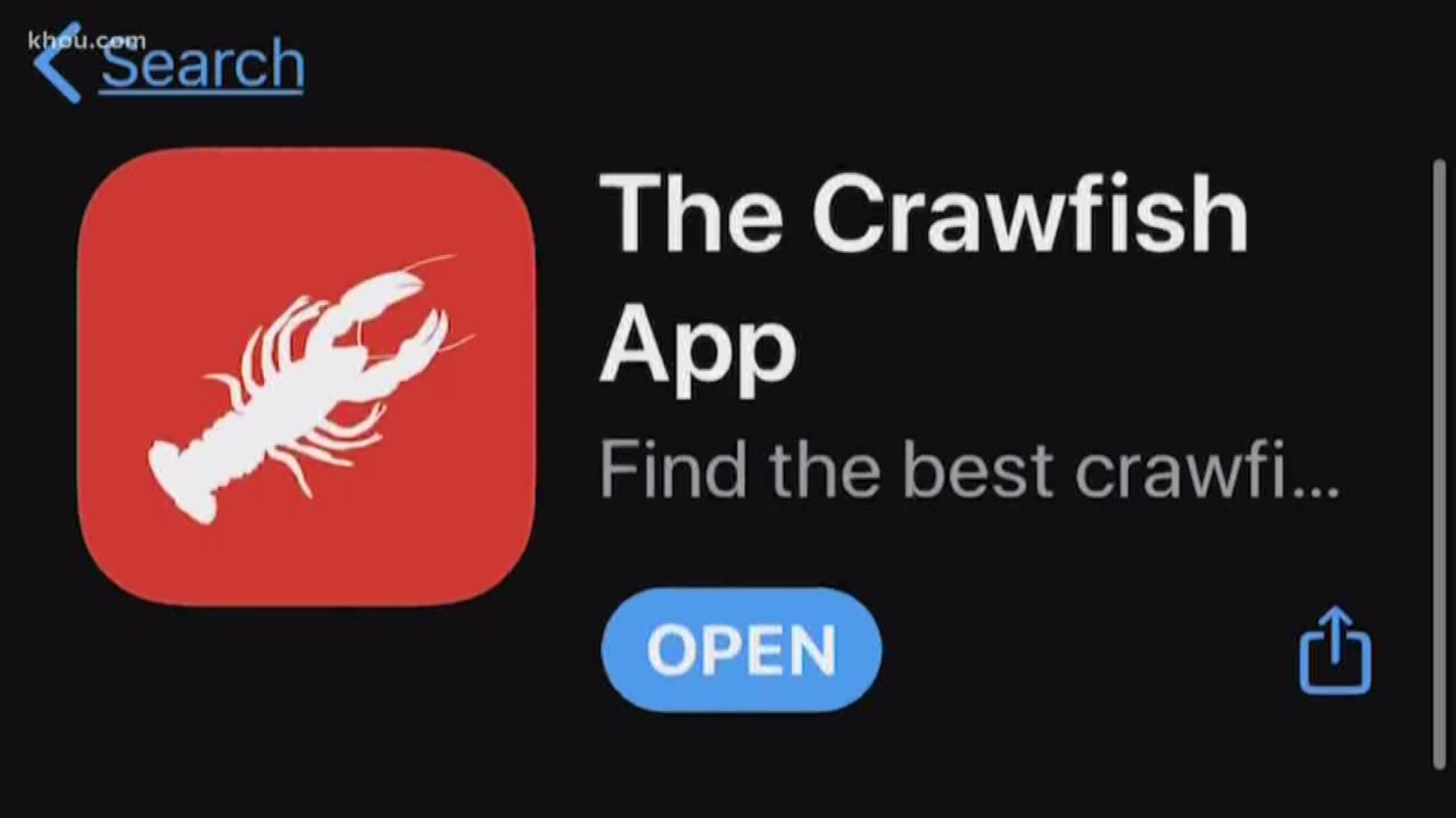 This app will help you find Houston's biggest, best, cheapest crawfish.