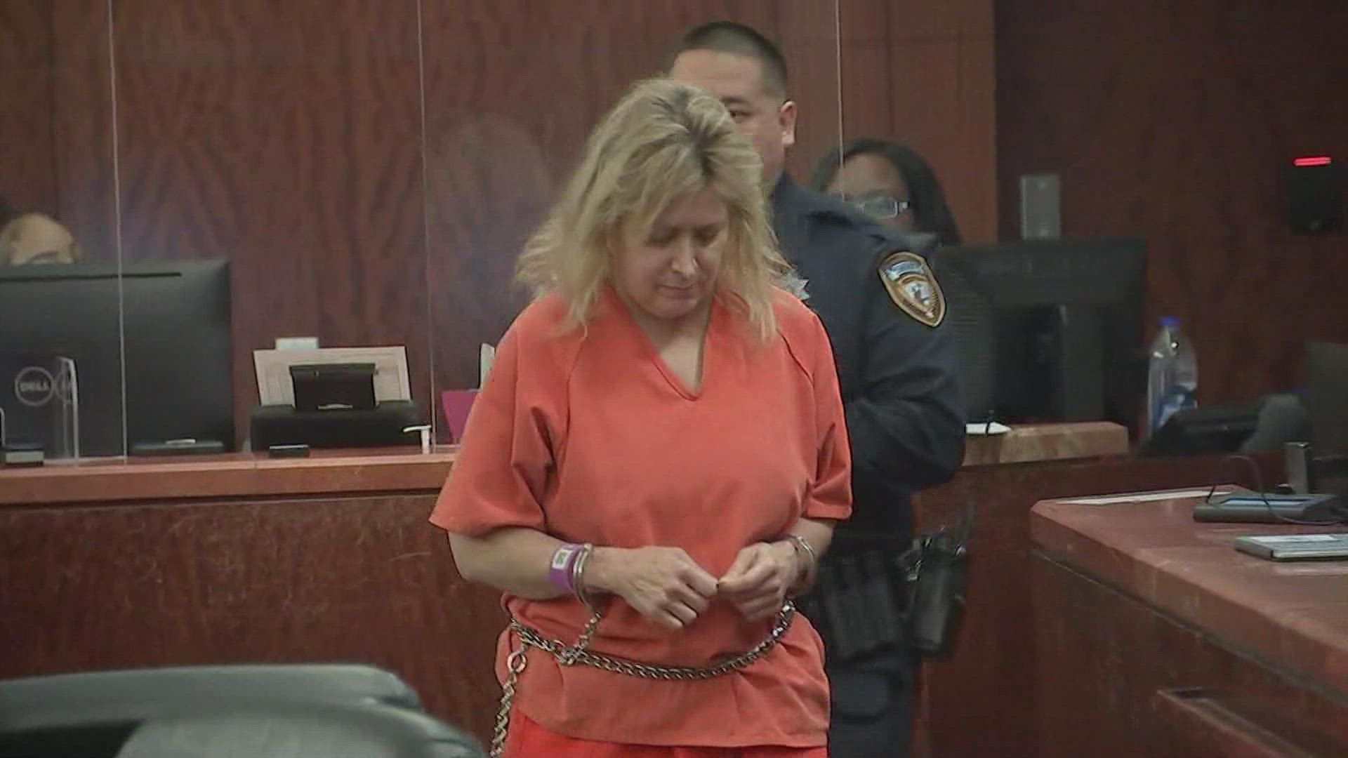 Lisa Marie Coleman made her first court appearance Monday. She's charged with kidnapping a Galleria employee and robbing at least three westside businesses.