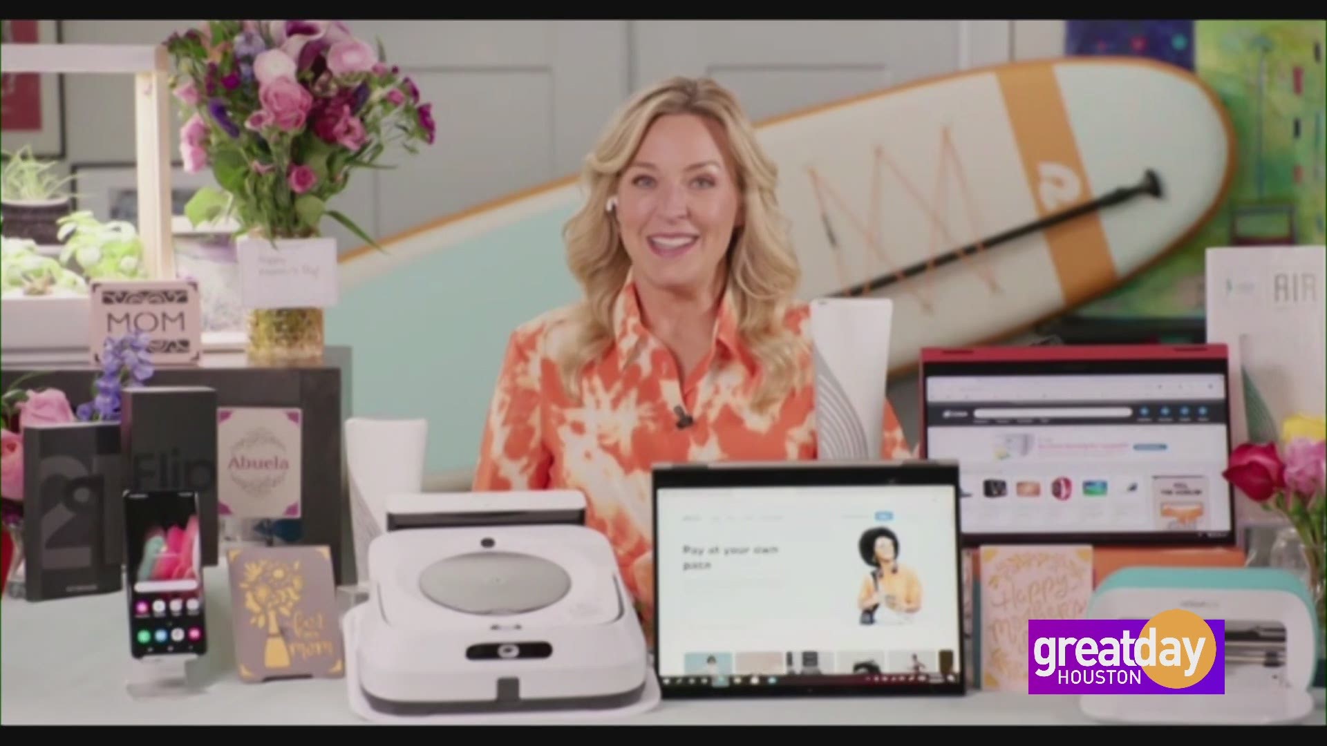 Tech. Expert, Jennifer Jolly, has Mother's Day gift ideas for every type of mom.
