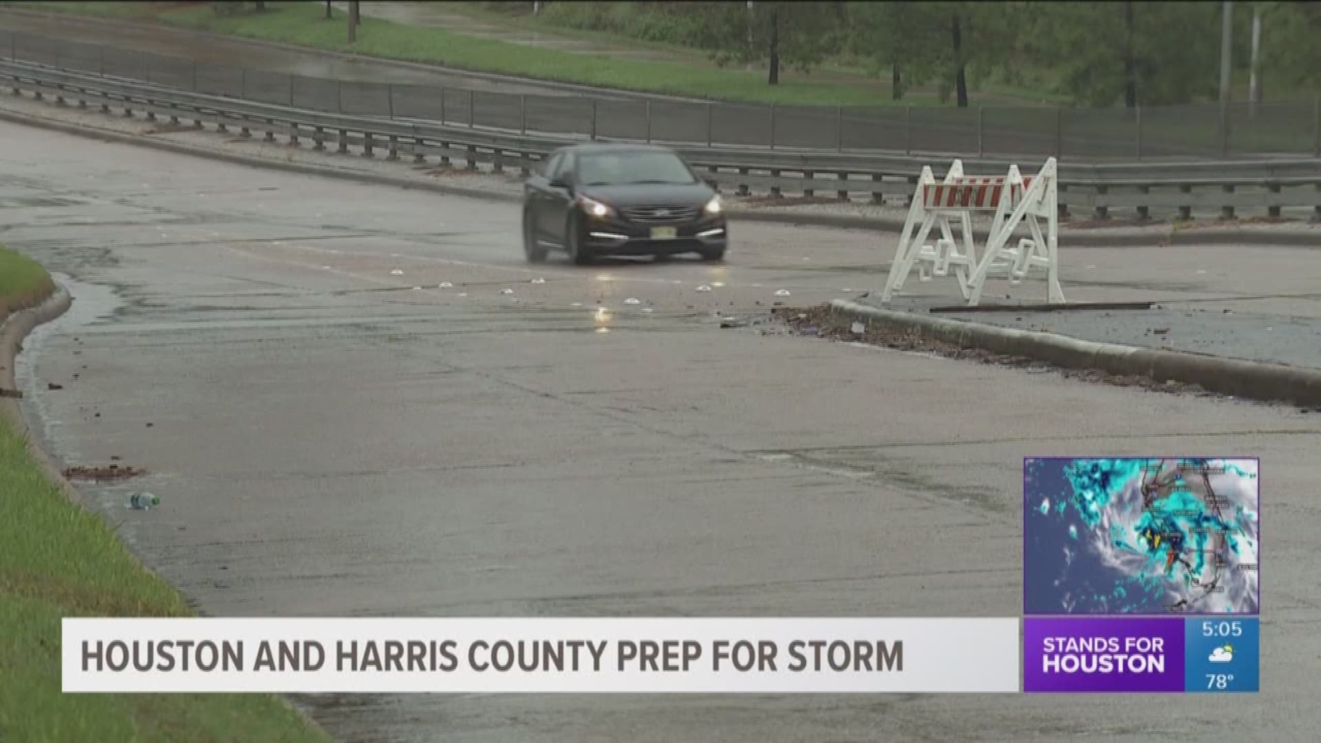 County and city officials are prepared for possible heavy rainfall in the Houston area this week.