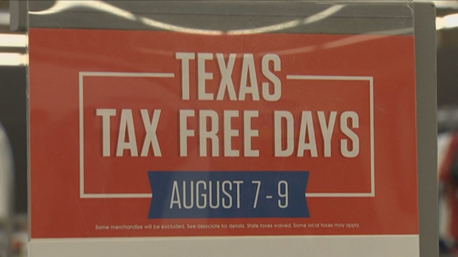 Texas' sales tax holiday begins Friday