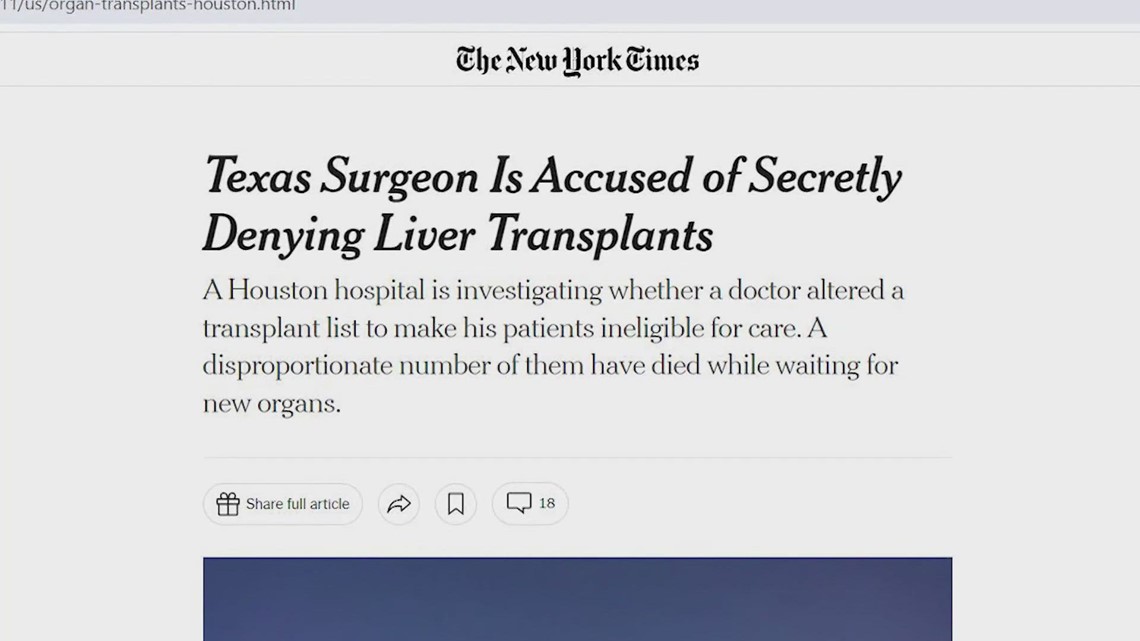 New York Times: Houston doctor accused of secretly manipulating ...