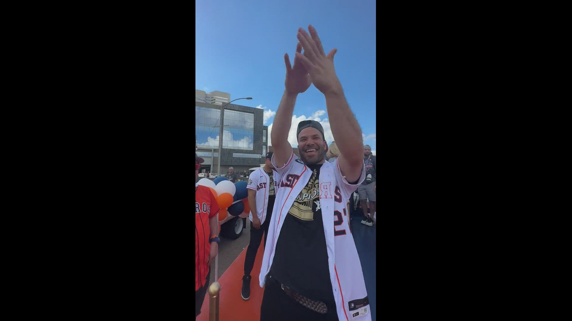 World Series Parade: Trey Mancini on being a Houston Astro