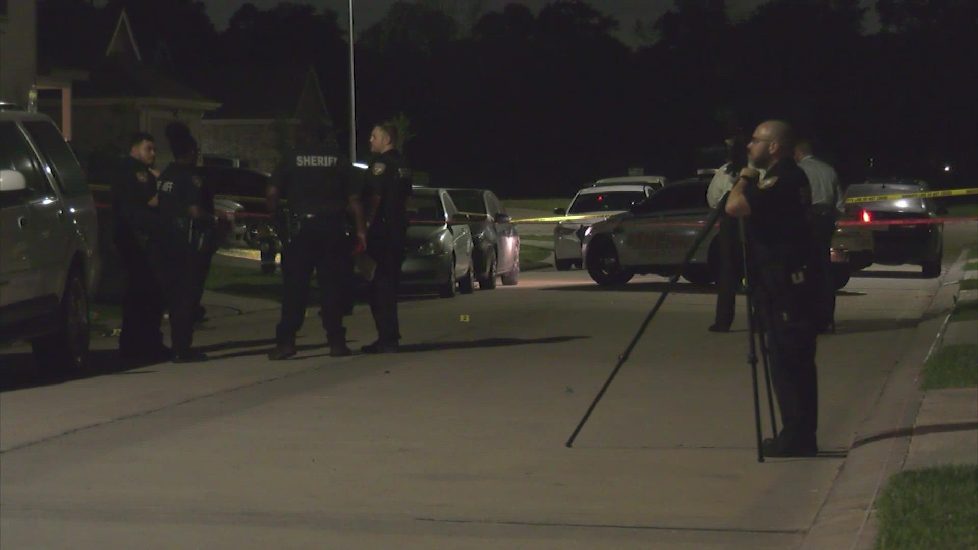 At least four means took off after the shooting on Atascocita Plum Court overnight.