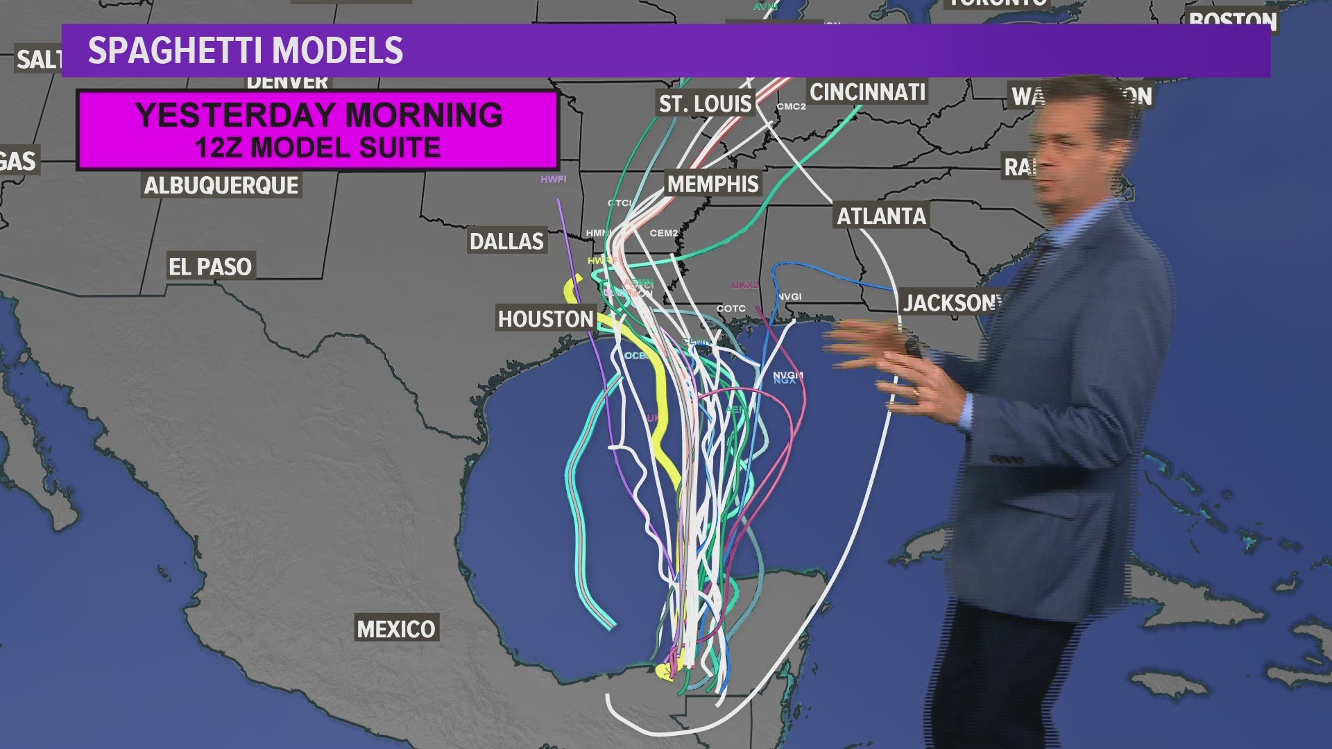 Houston Weather Radar Tropical Cristobal Forecast Update 7 Pm