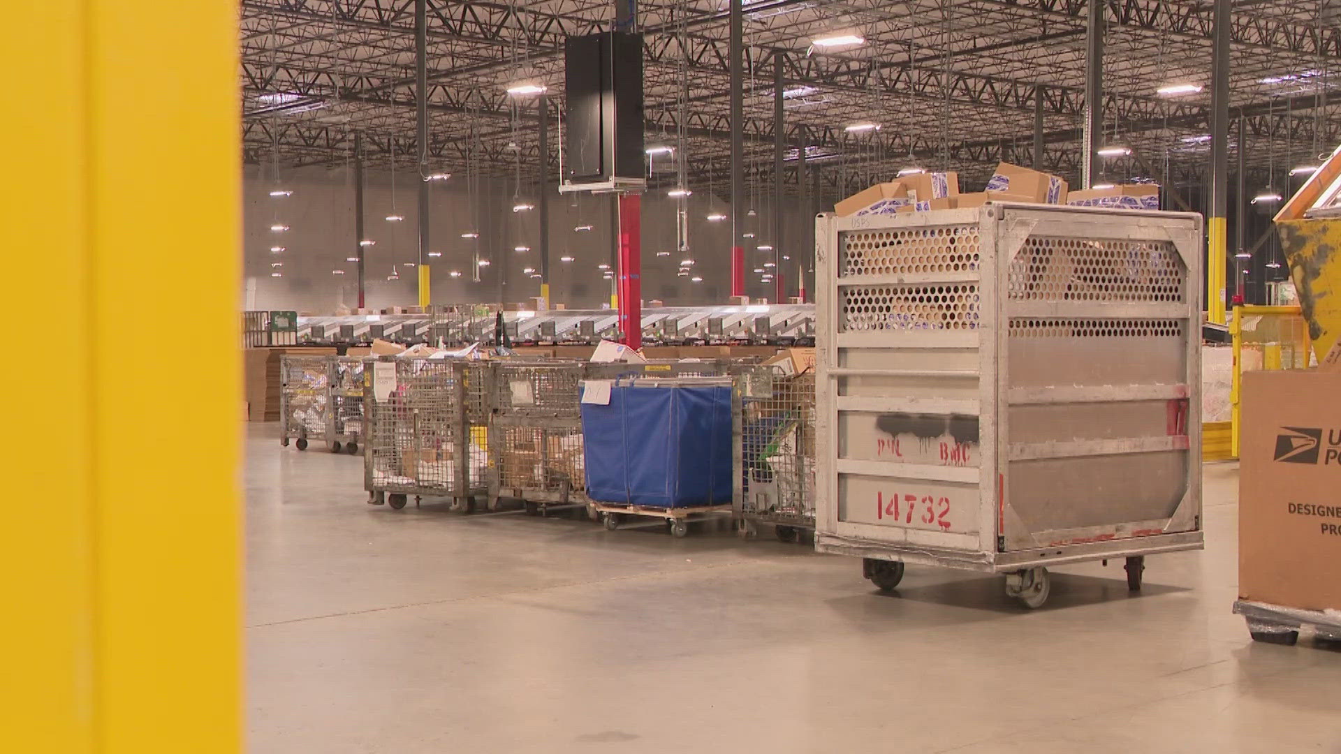KHOU 11 News took a tour of the USPS processing center in Missouri City.