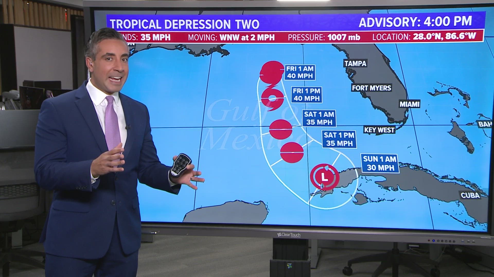 Meteorologist Tim Pandajis explains how the storm formed and where it's going. It's no threat to Texas.