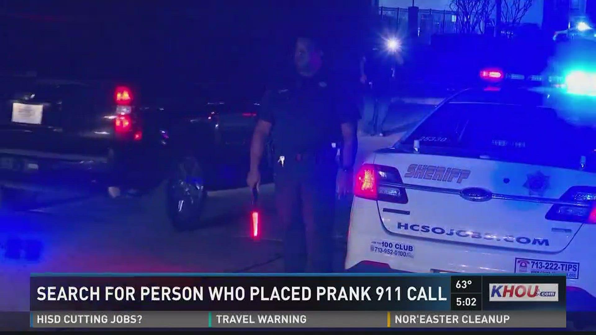 We're learning more about a 911 call that turned out to be bogus, but not before it tied up dozens of officers who thought one of their own had been shot.