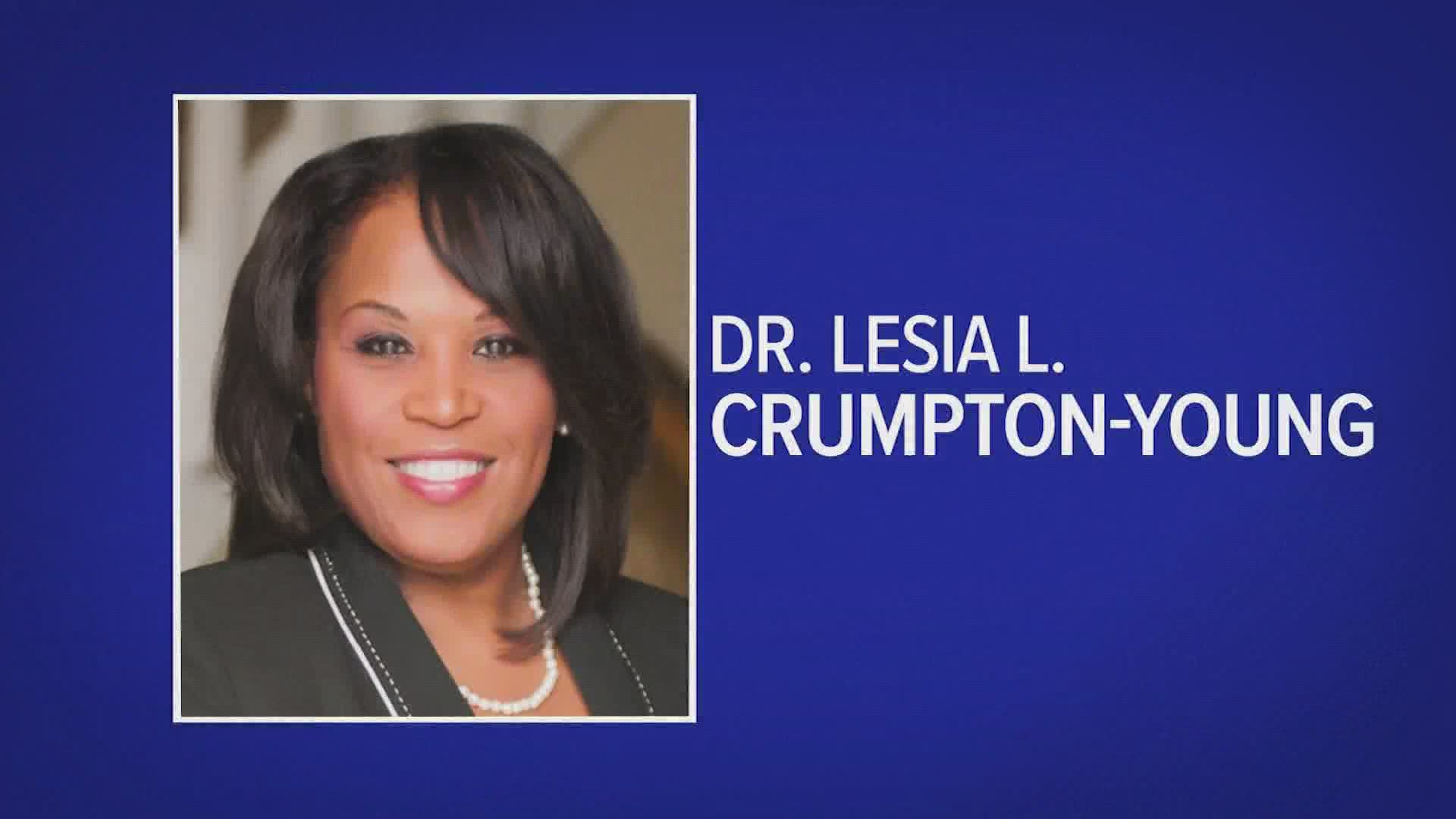 The Texas Southern University Board of Regents on Saturday named Dr. Lesia L. Crumpton-Young its sole finalist for President of the university.