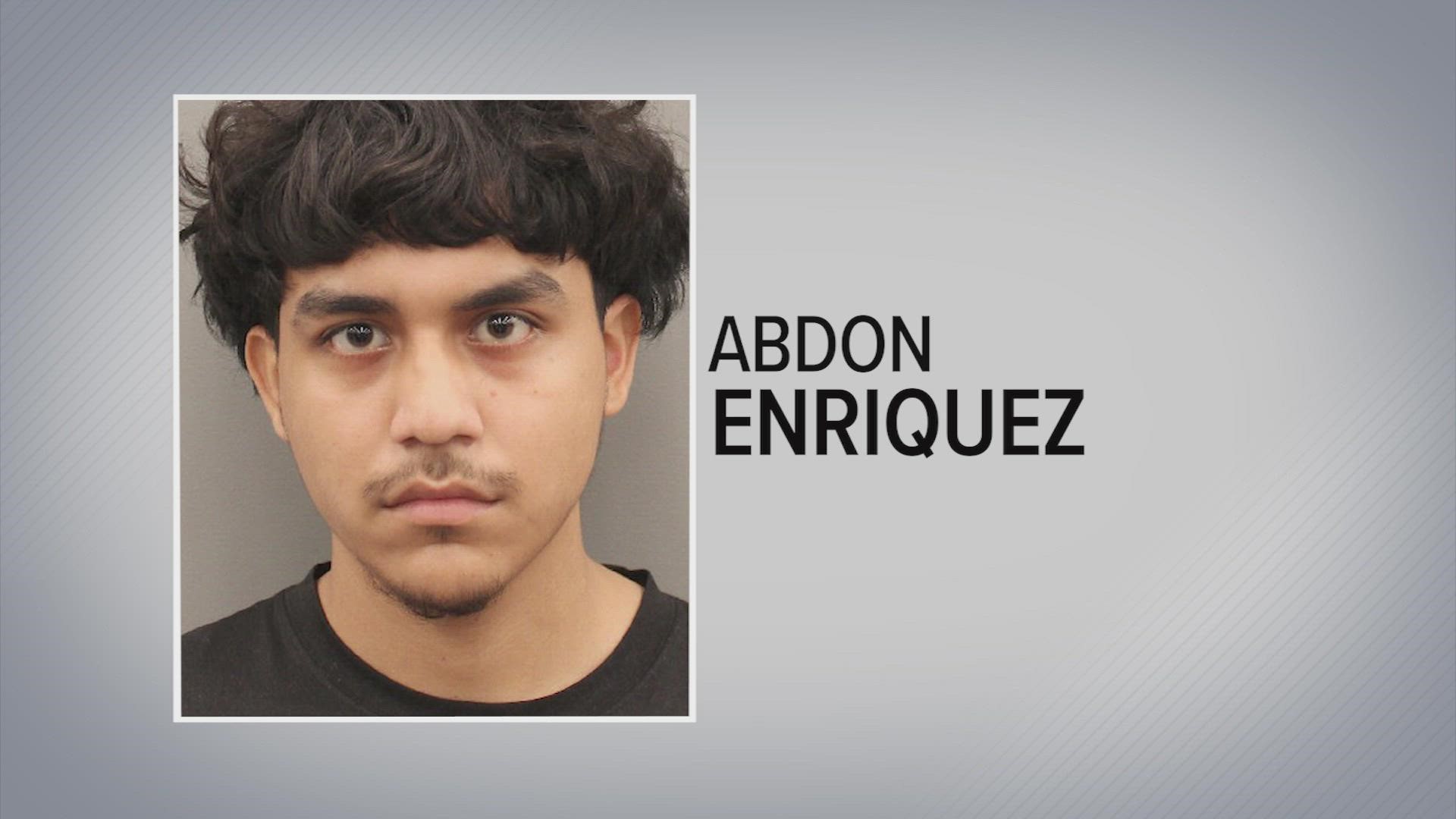 Abdon Enriquez, 17, is charged with capital murder for the shooting death of Axel Turcios in May. Ramiro Hernandez, also 17, was already in custody.