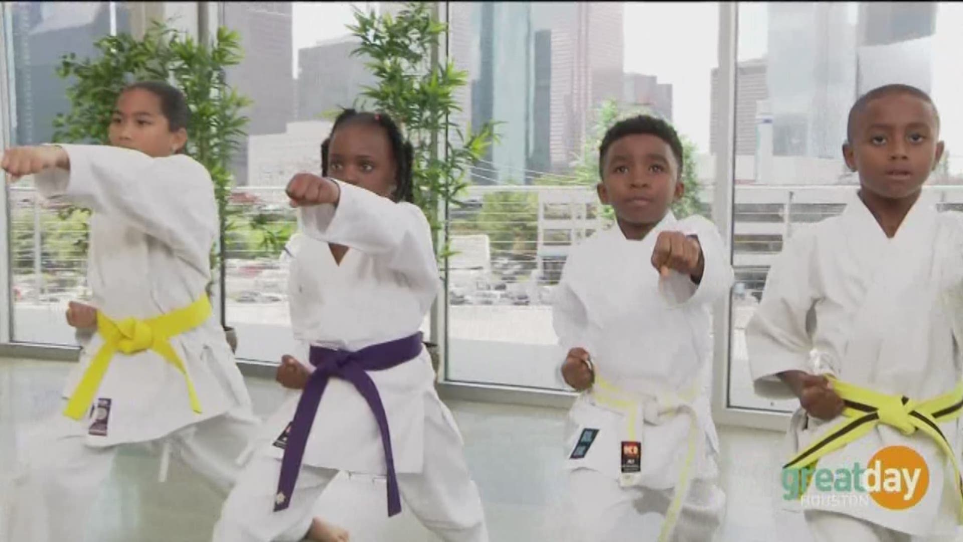 Martial Arts instructor, Khalil &amp; Sulei Johns, with MBody Martial Arts &amp; Fitness show how karate is beneficial for your kids.