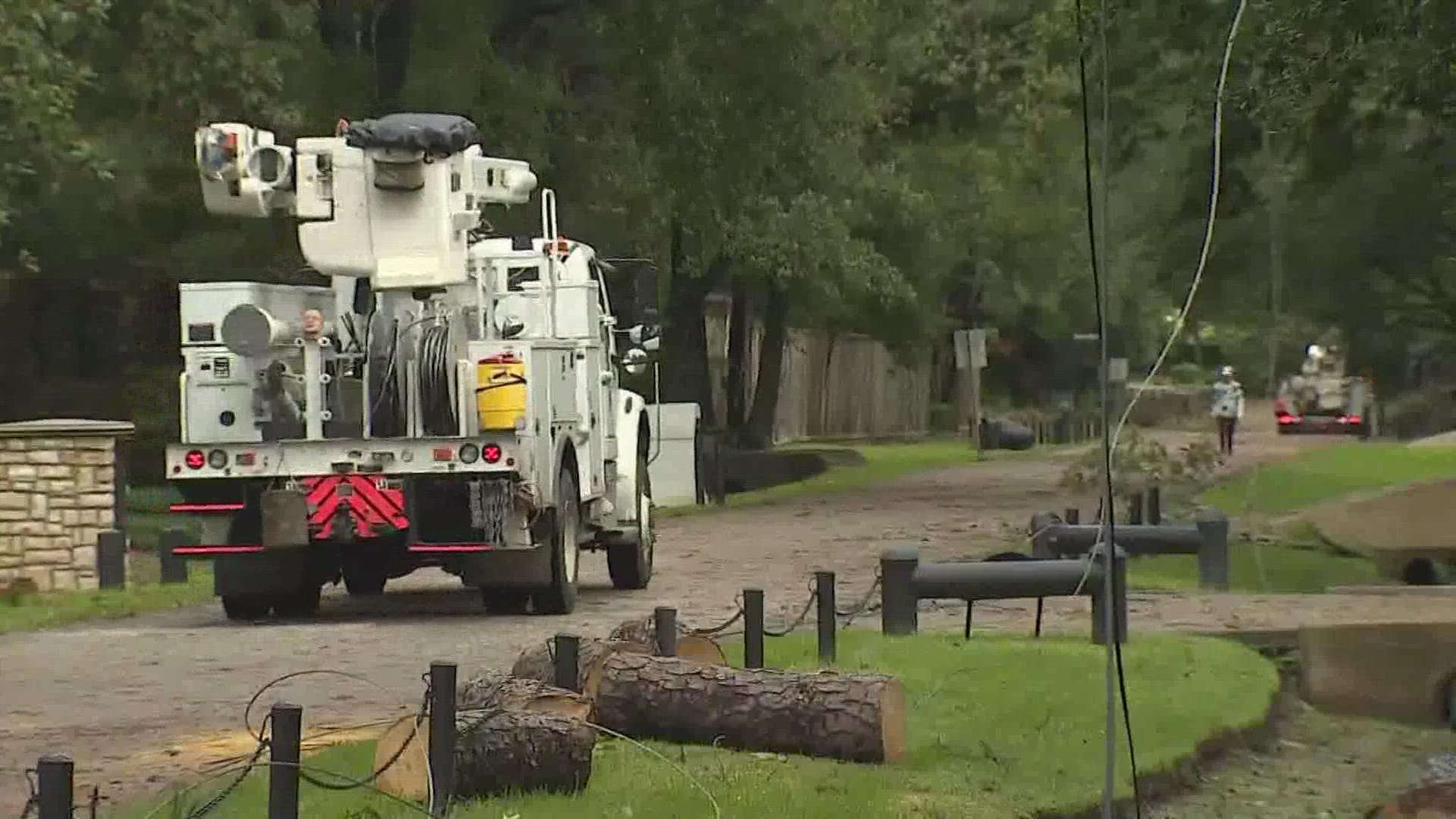 CenterPoint says for some customers, it could be a few days before power is restored.