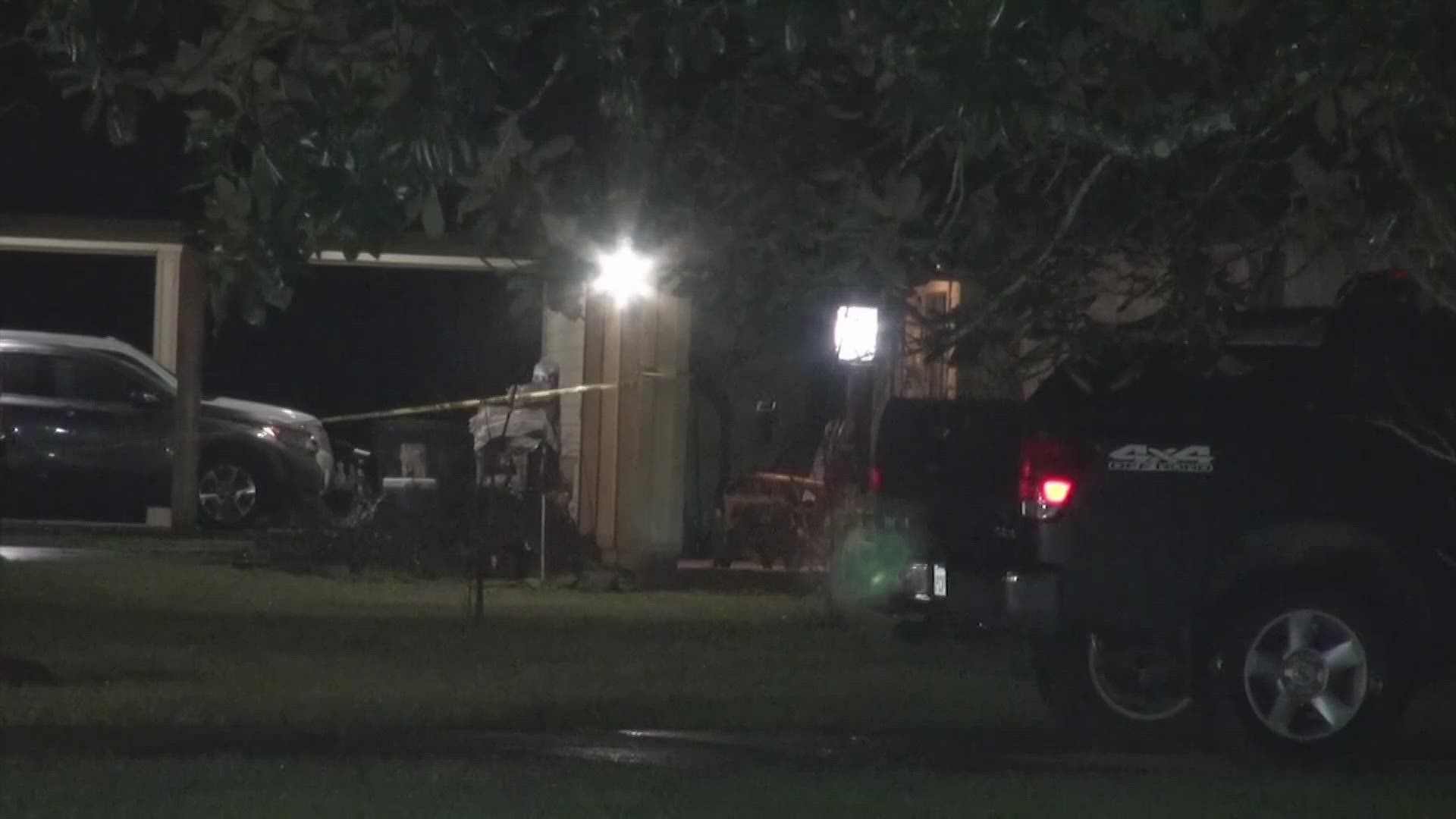 A man was shot by deputies in a neighborhood near Magnolia early Thursday, according to the Montgomery County Sheriff’s Office.