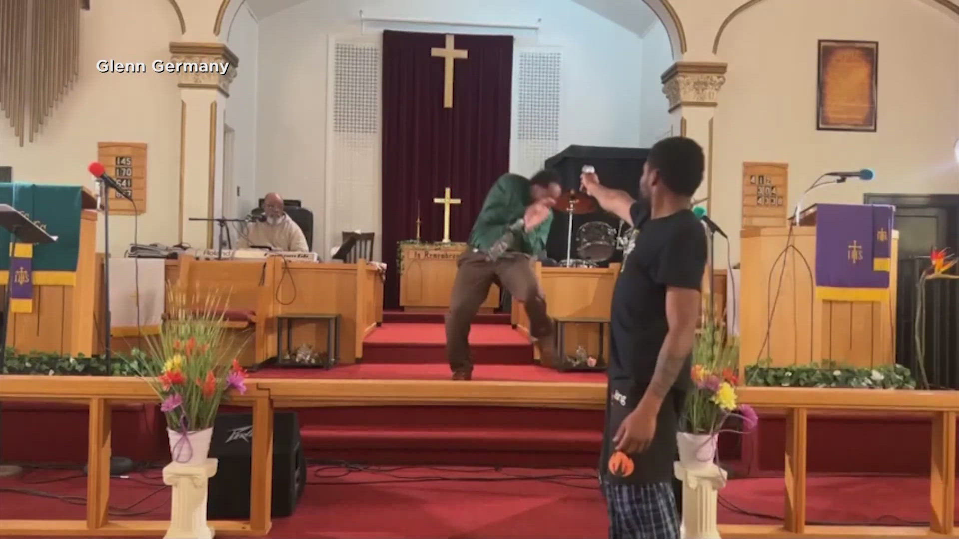Authorities say a man who tried to shoot a pastor during a service at a Pennsylvania church because “God told him to do it” was thwarted when his gun didn’t fire.