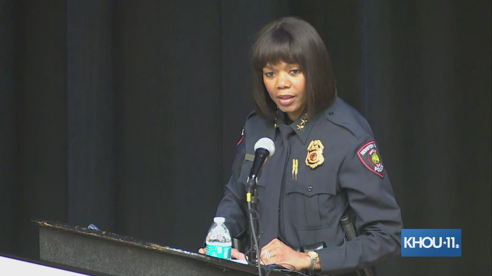 HISD Police Department swears in first woman chief | khou.com
