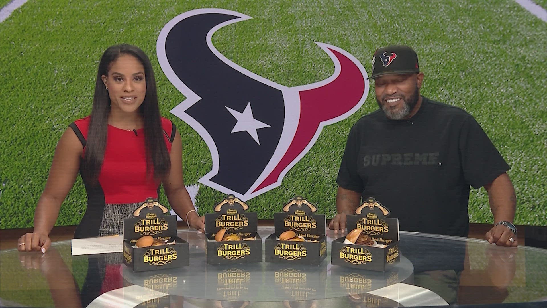 Bun B's Trill Burgers are sold at four locations in NRG Stadium.