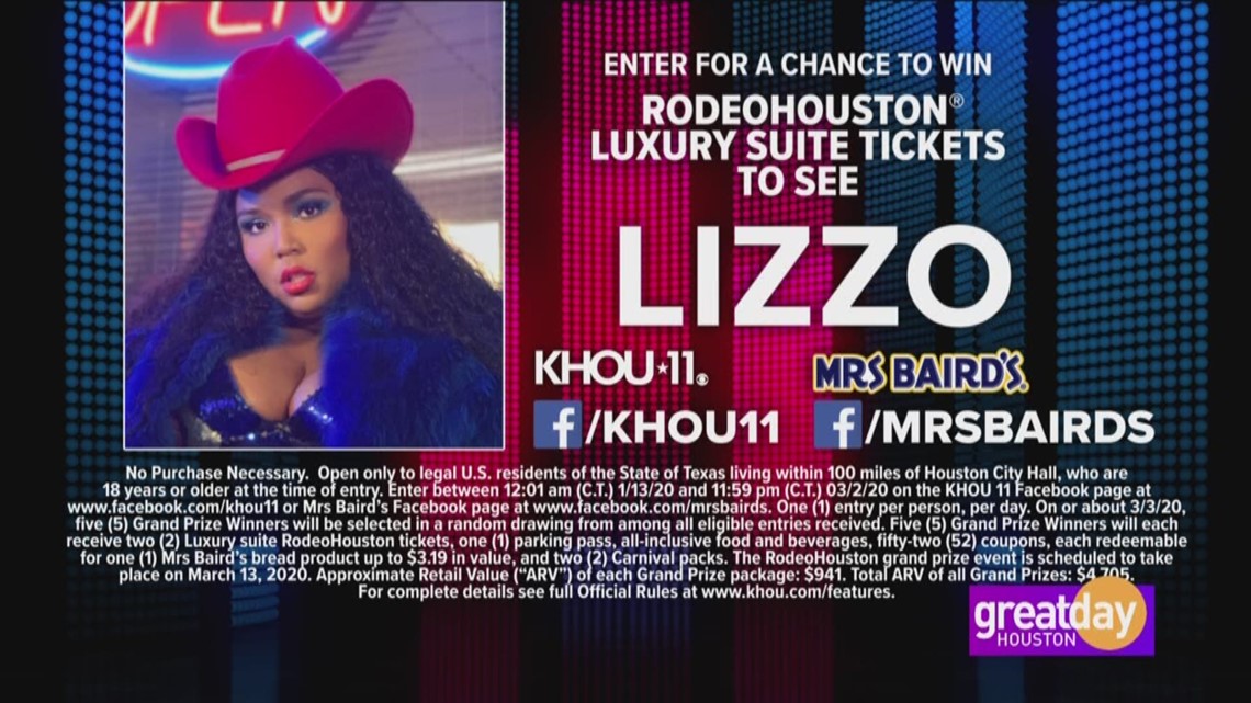 Lizzo Rodeo Rodeo Roundup and Win luxury suite tickets to Lizzo at Rodeo Houston ...