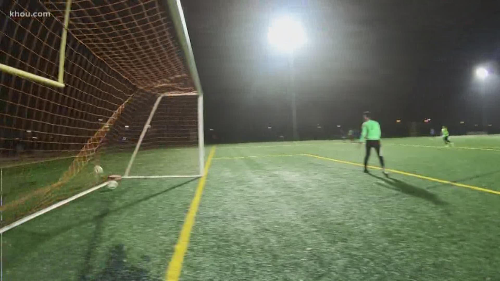 Young refugees want to fit in but often stand out because they are struggling to adjust. But dozens are getting a kick out of a Houston soccer program with unique goals.