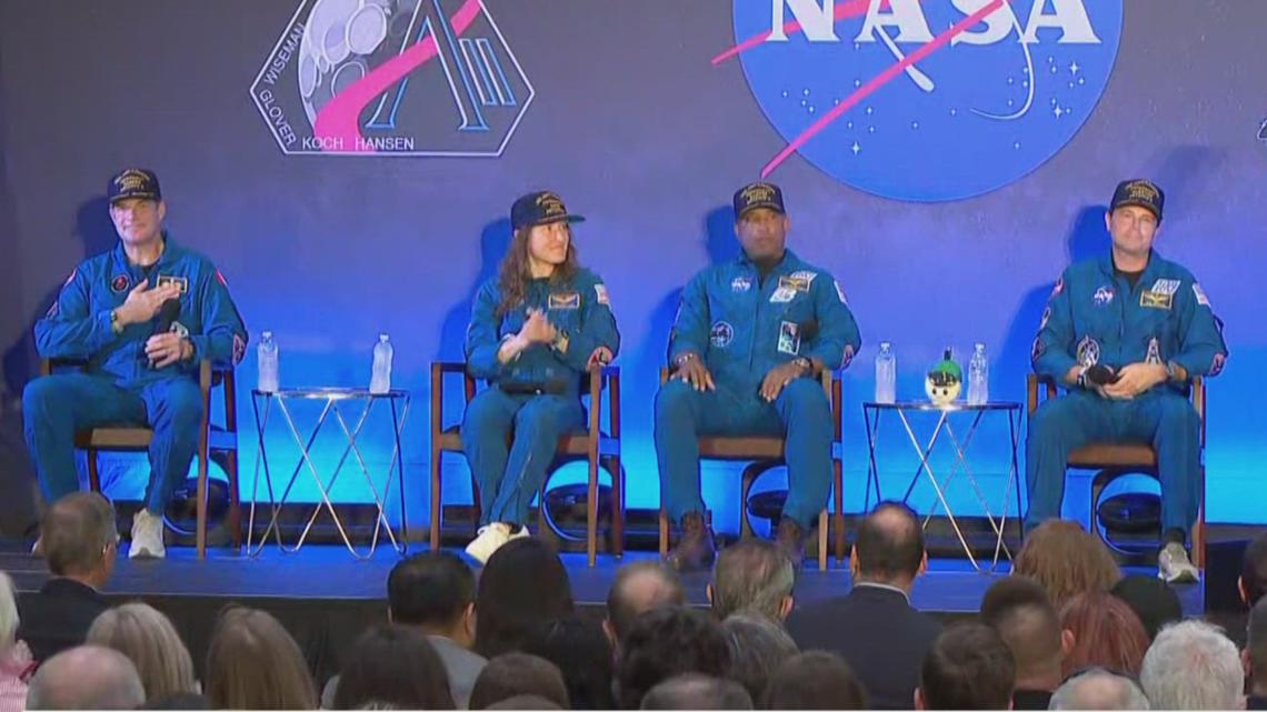 Artemis II astronauts reflect on journey to the moon and back during Houston homecoming