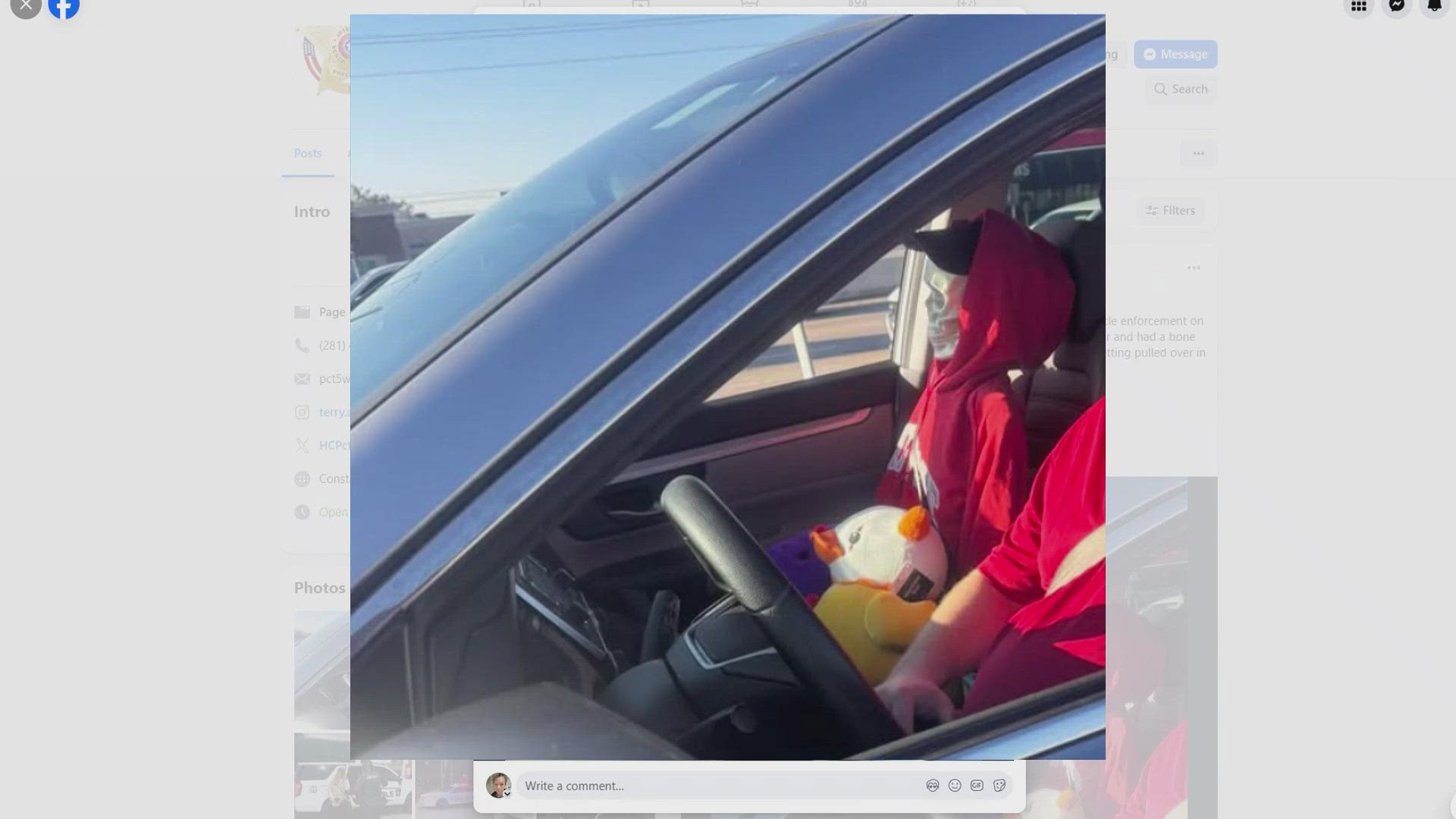 Foolishness files: Skeleton decoration doesn't fly in the HOV lane ...