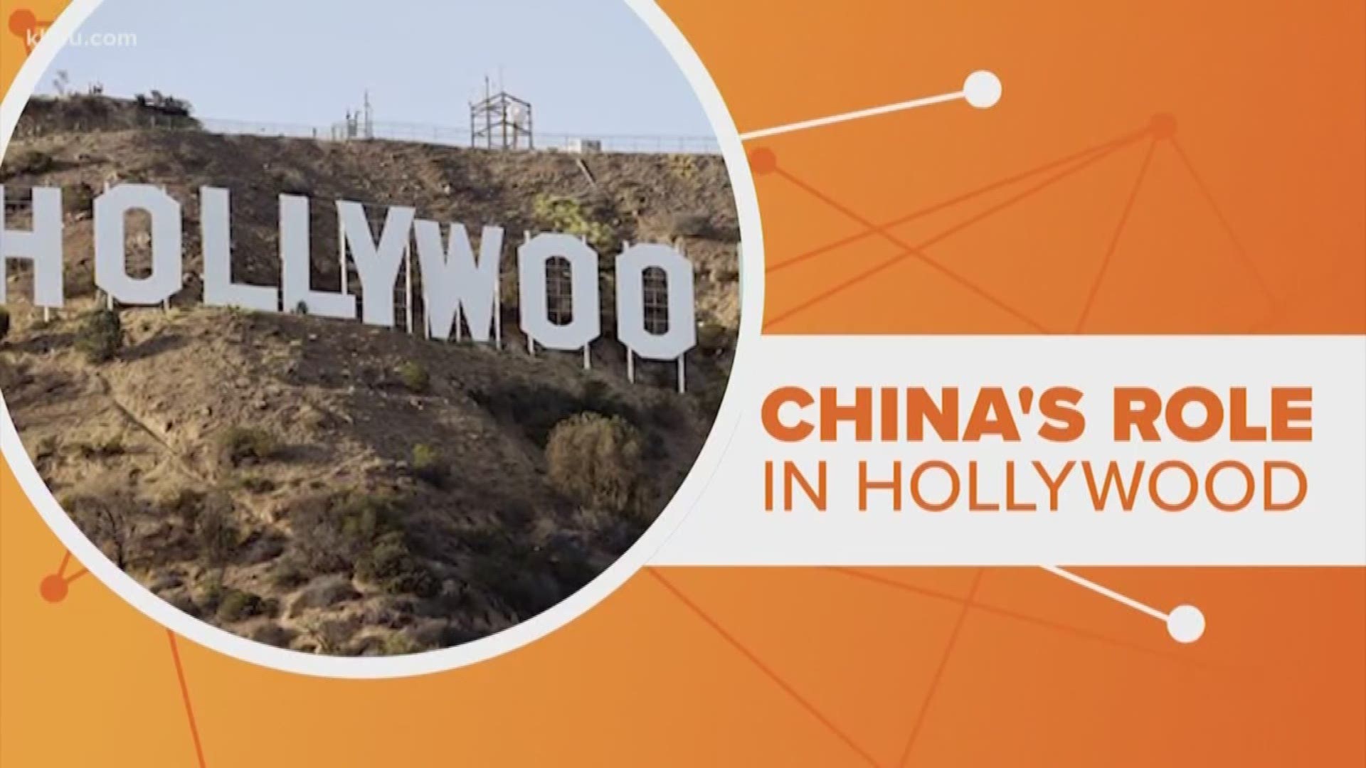 A battle between film studios and China could impact what we see on the screen here at home. Stephanie Whitfield connects the dots.