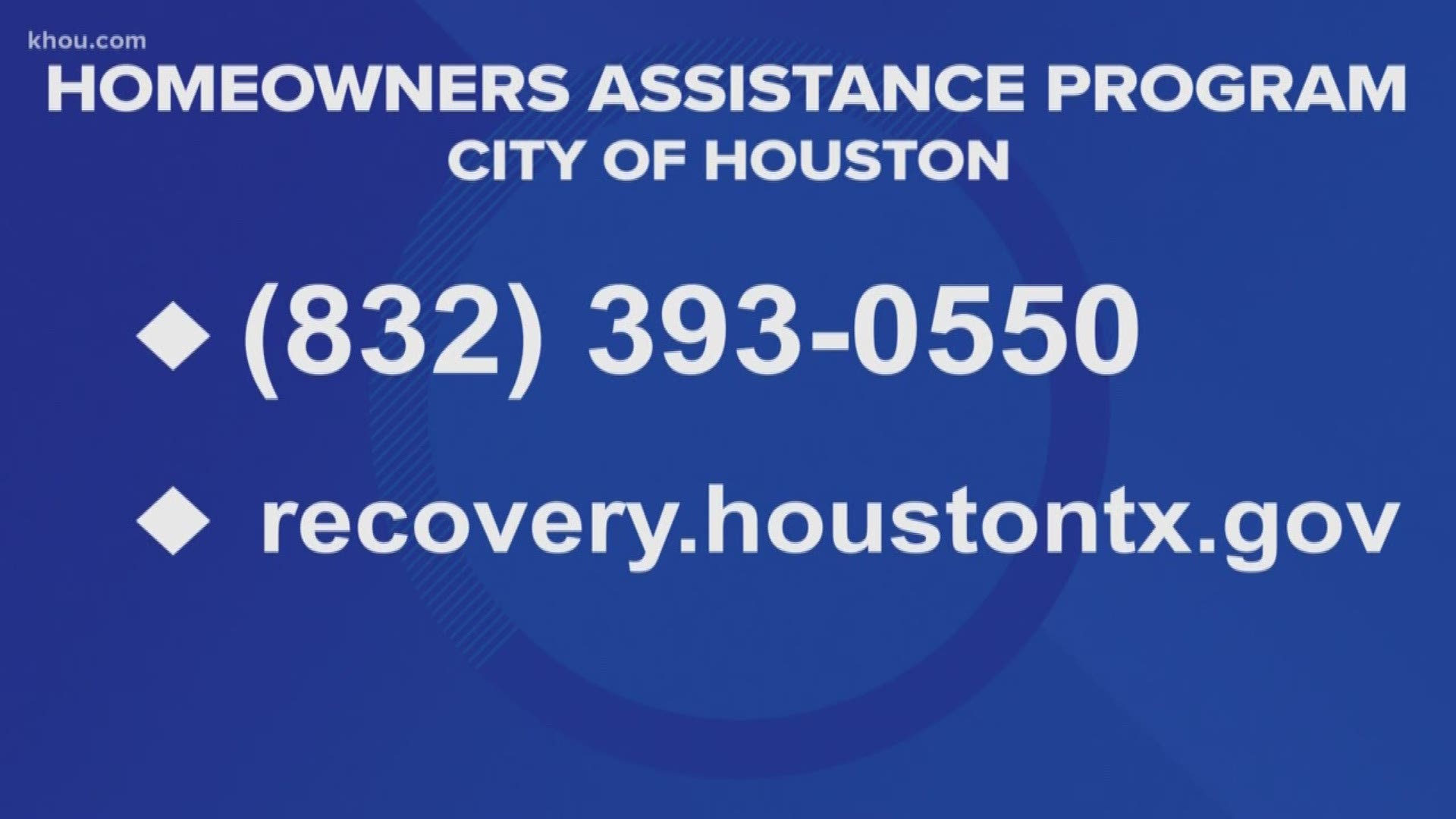 There's a lot of money still up for grabs  if you're paying for hurricane damage in the City of Houston and you don't need receipts to get your hands on that money.