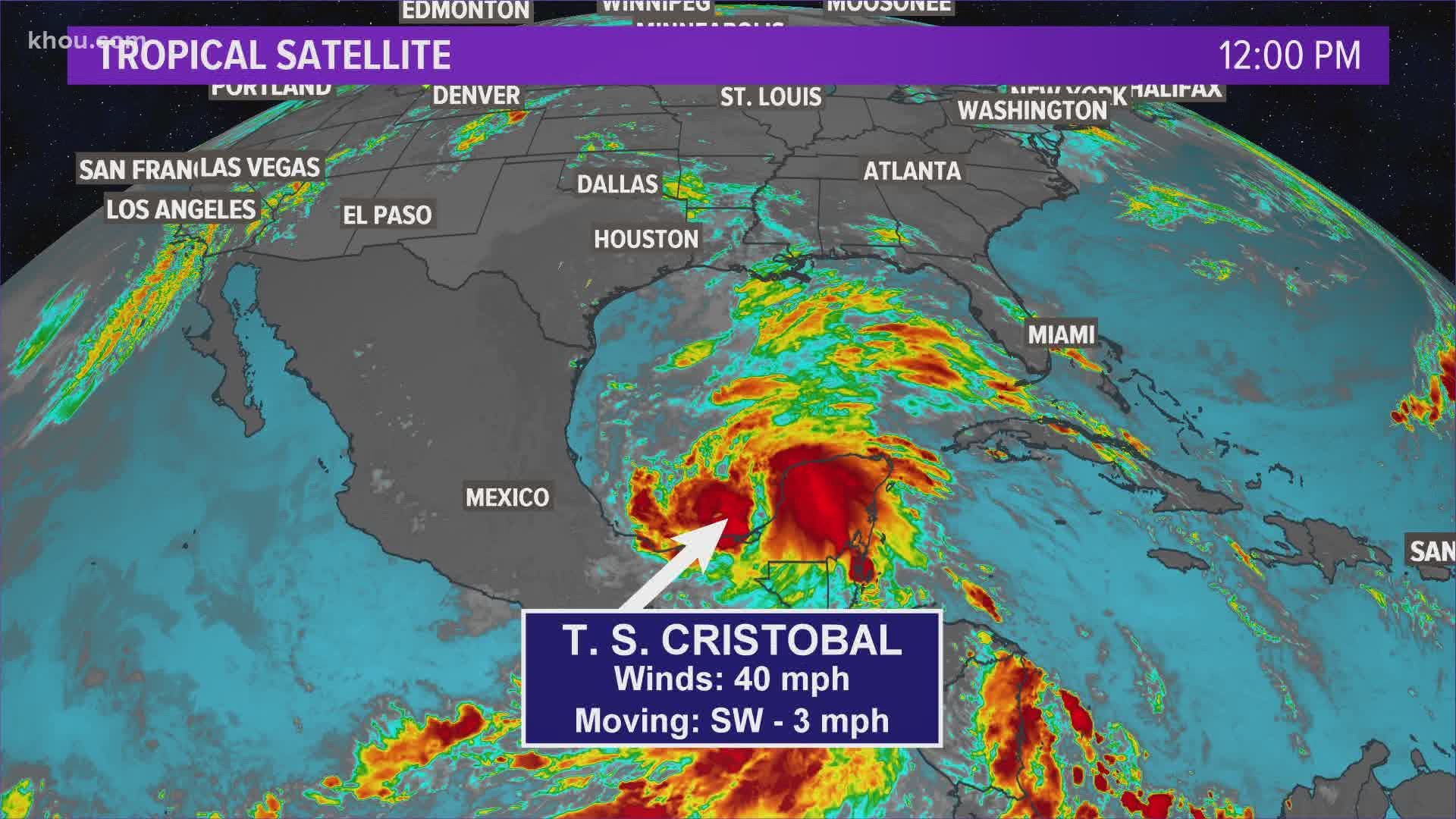 Stay with the KHOU 11 Weather Team as they keep a close eye on Cristobal and what impacts it could have on Southeast Texas.