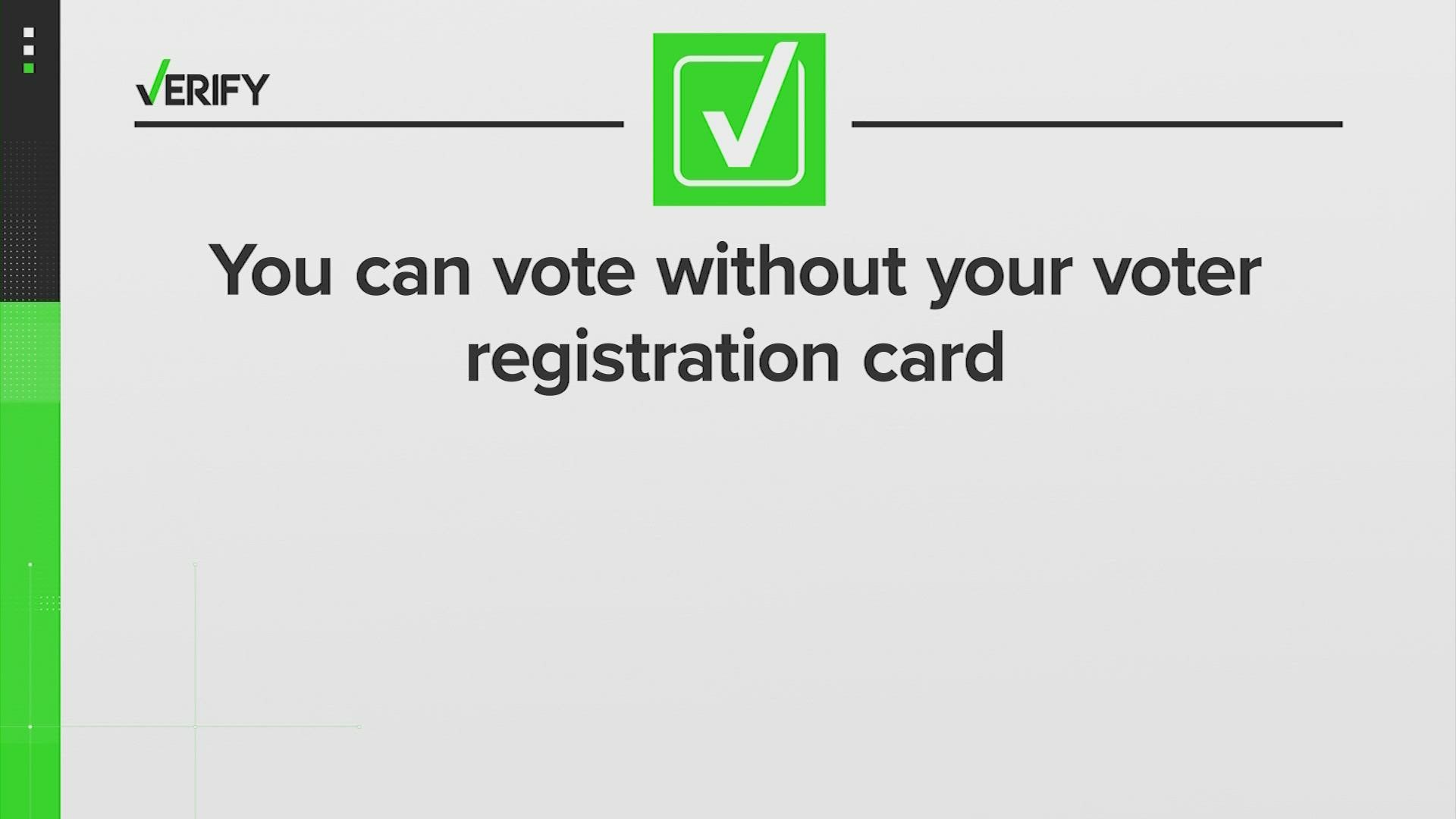 Several people have contacted KHOU 11 News concerned about being able to vote since they haven't received their voter registration cards in the mail.