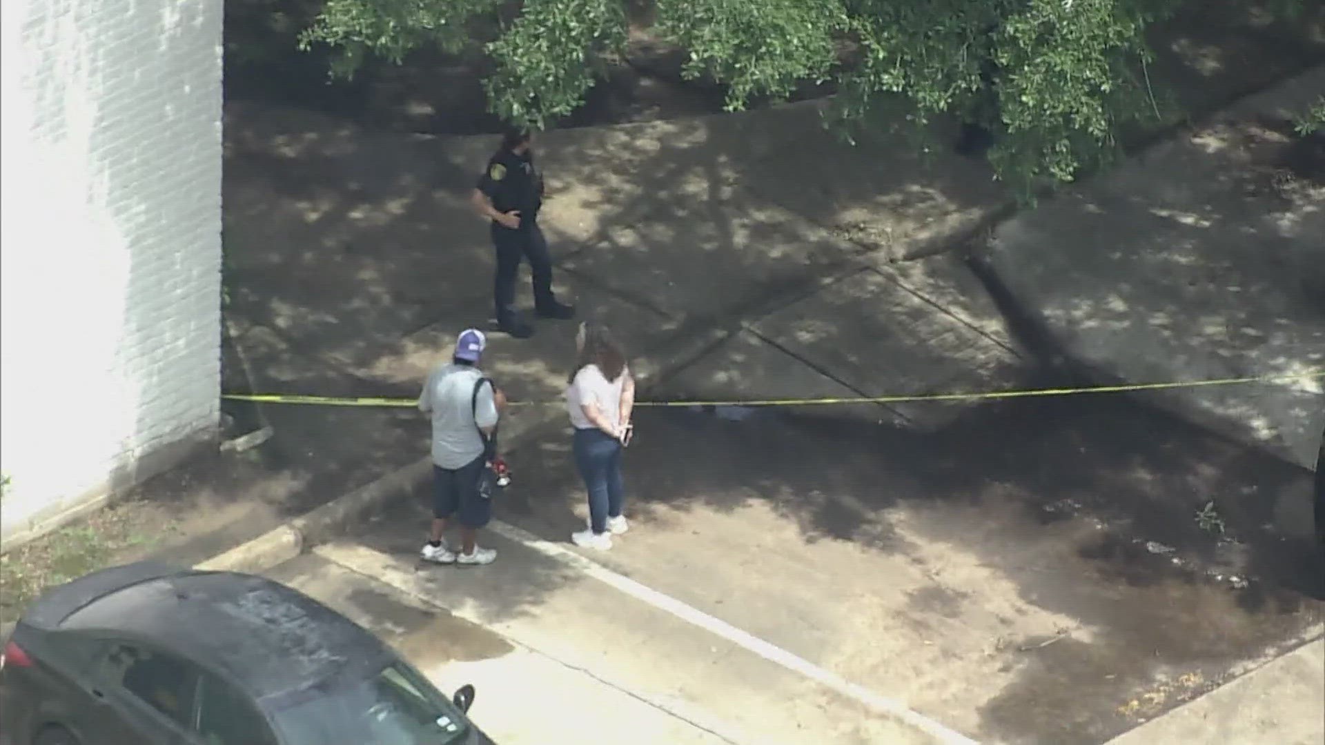 Houston police said the 8-year-old girl may have shot herself but it's still unclear. A weapon, possibly a revolver, was found on a bed in the apartment.