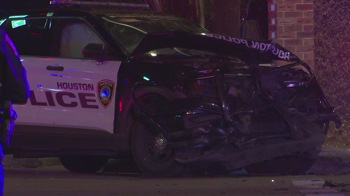 Petugas HPD terluka dalam kecelakaan saat pengejaran |  Kejahatan Houston, Texas